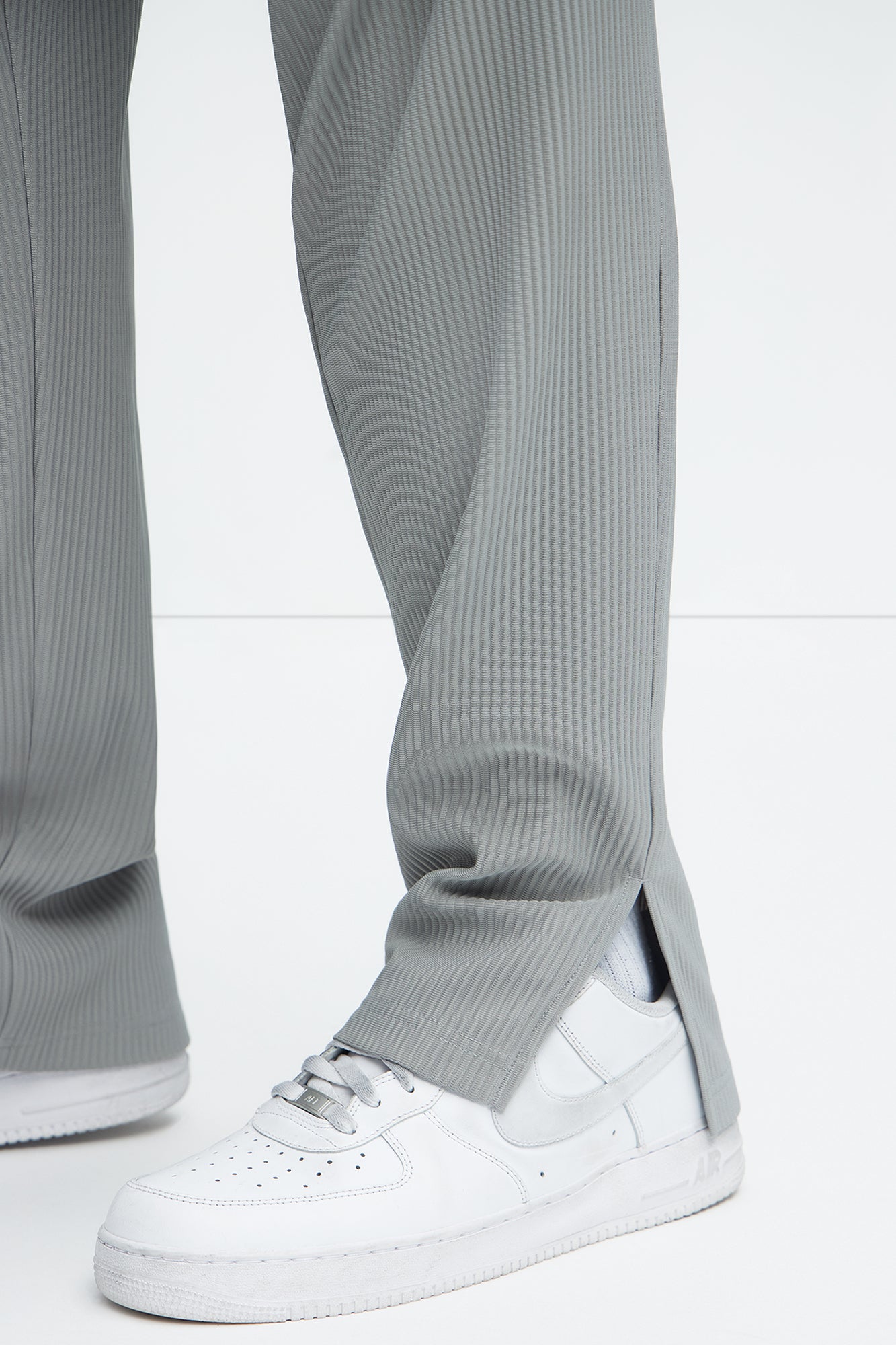 Show Up Slim Slit Pants - Grey - Image 8