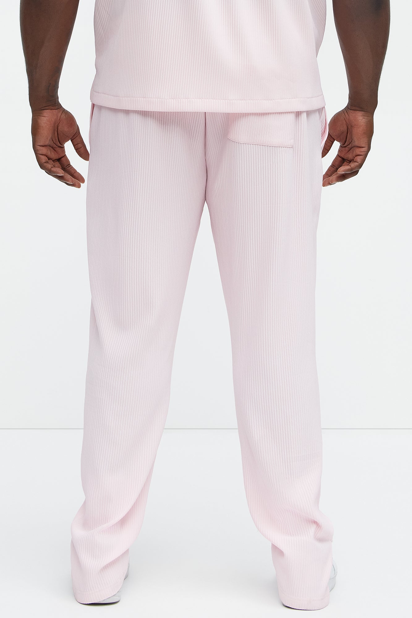 Show Up Slim Slit Pants - Pink - Image 9
