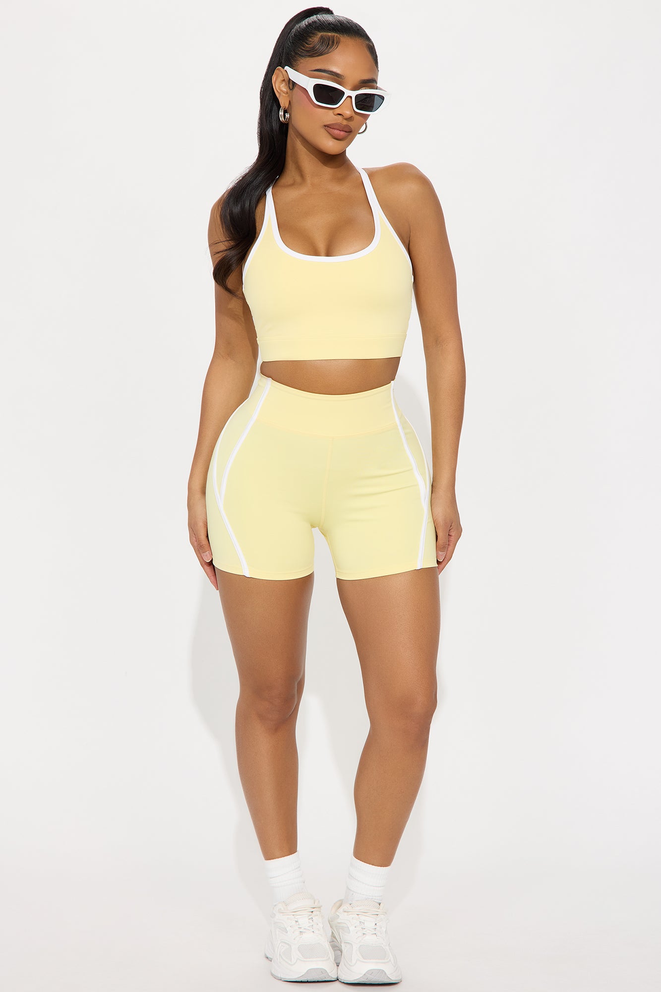 Match Maker Elevate Sports Bra - Butter Yellow - Image 3