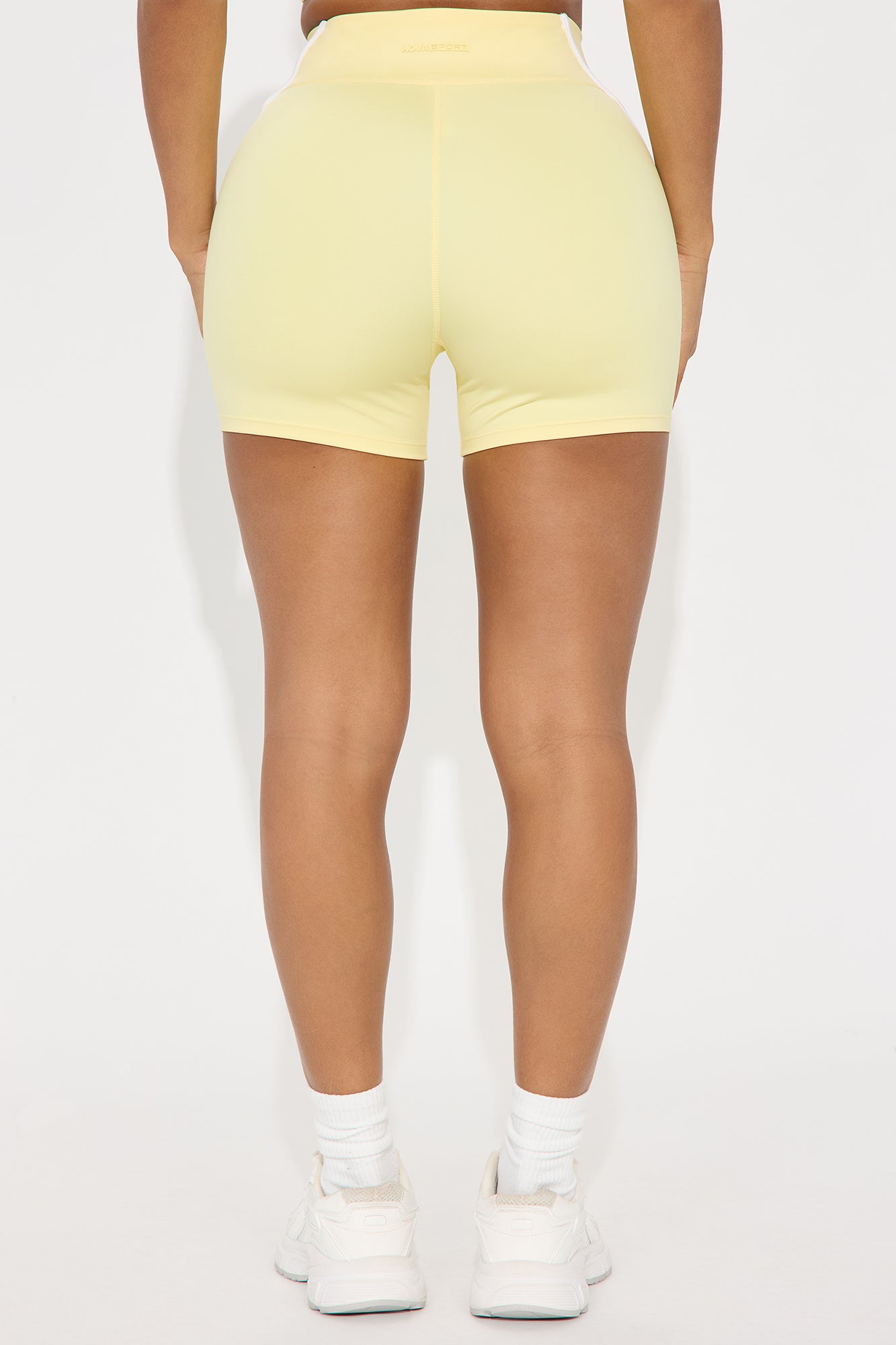 Match Maker Elevate Biker Short - Butter Yellow - Image 3