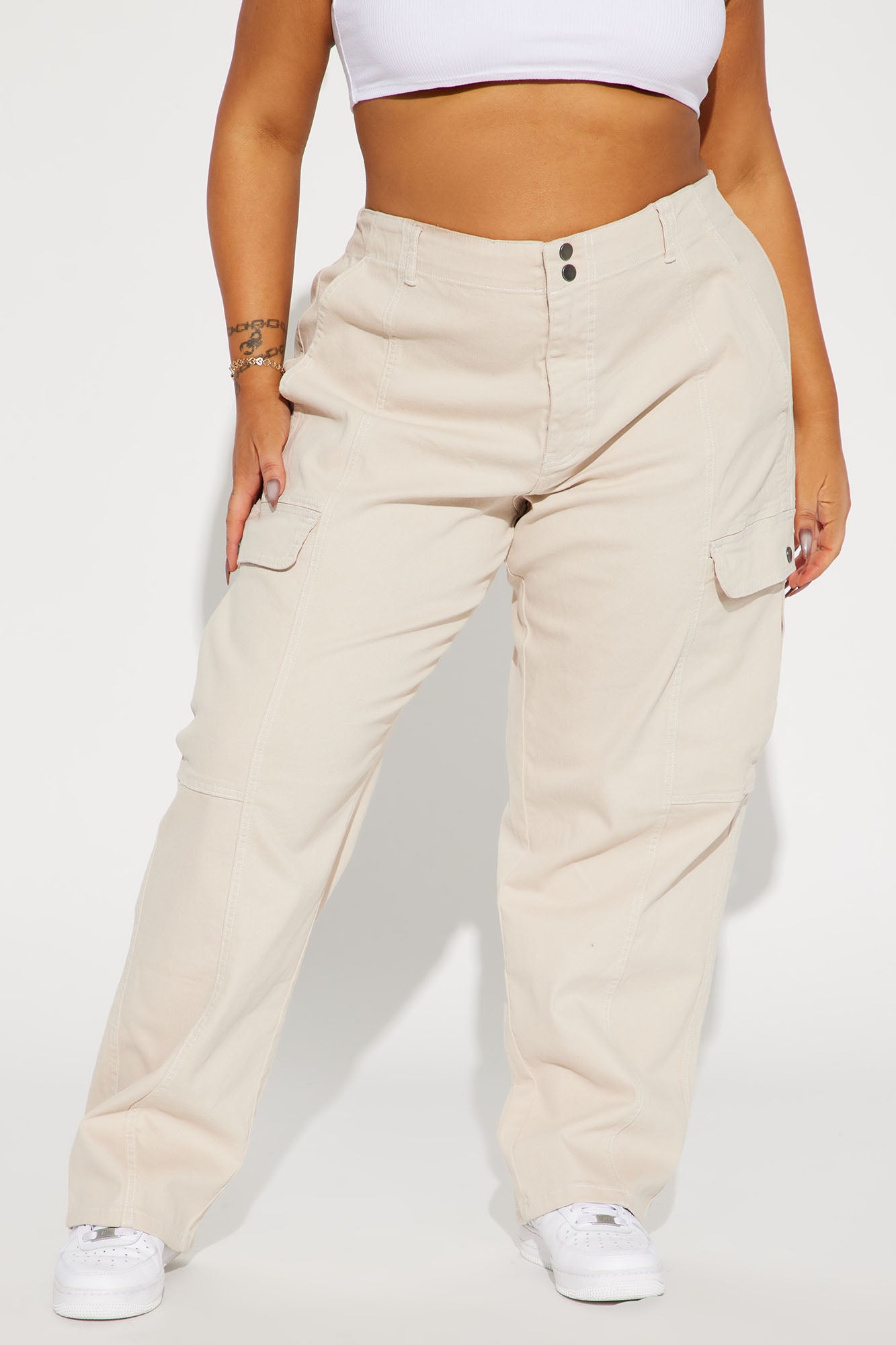 West Coast Cargo Pant - Ivory - Image 5