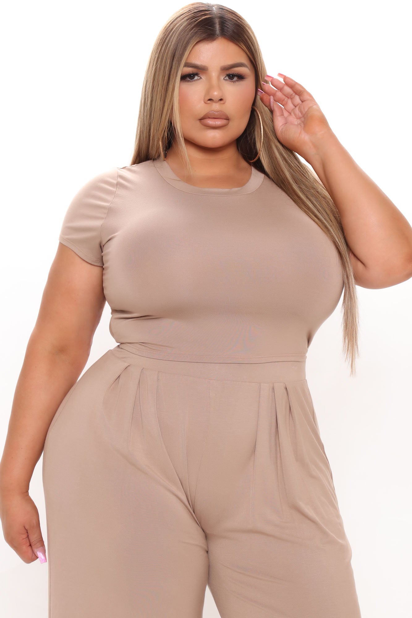 Chosen One Pant Set - Taupe - Image 9