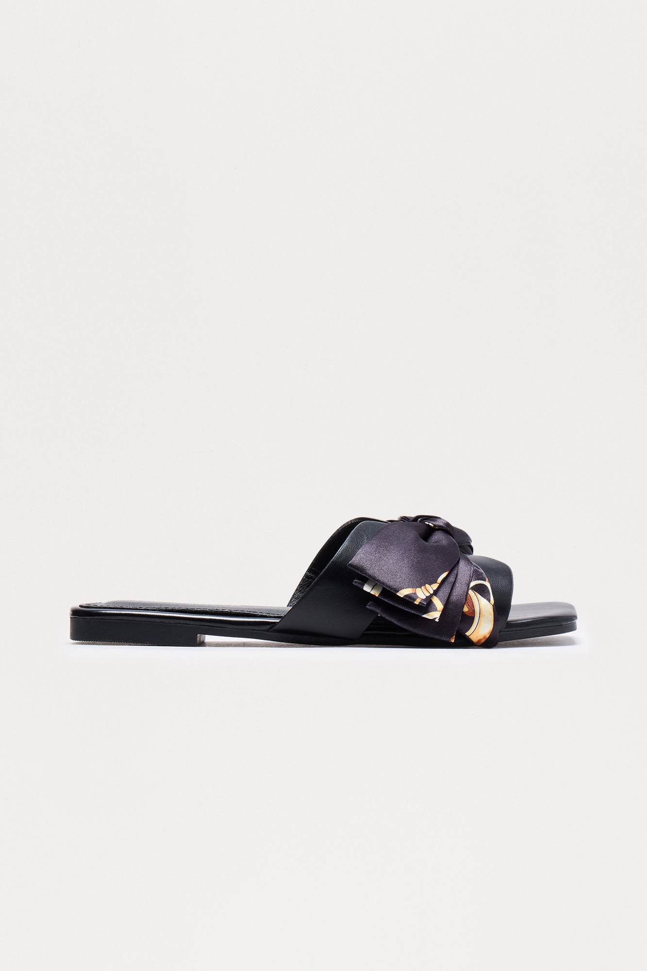 Away For The Weekend Flat Sandals - Black - Image 3