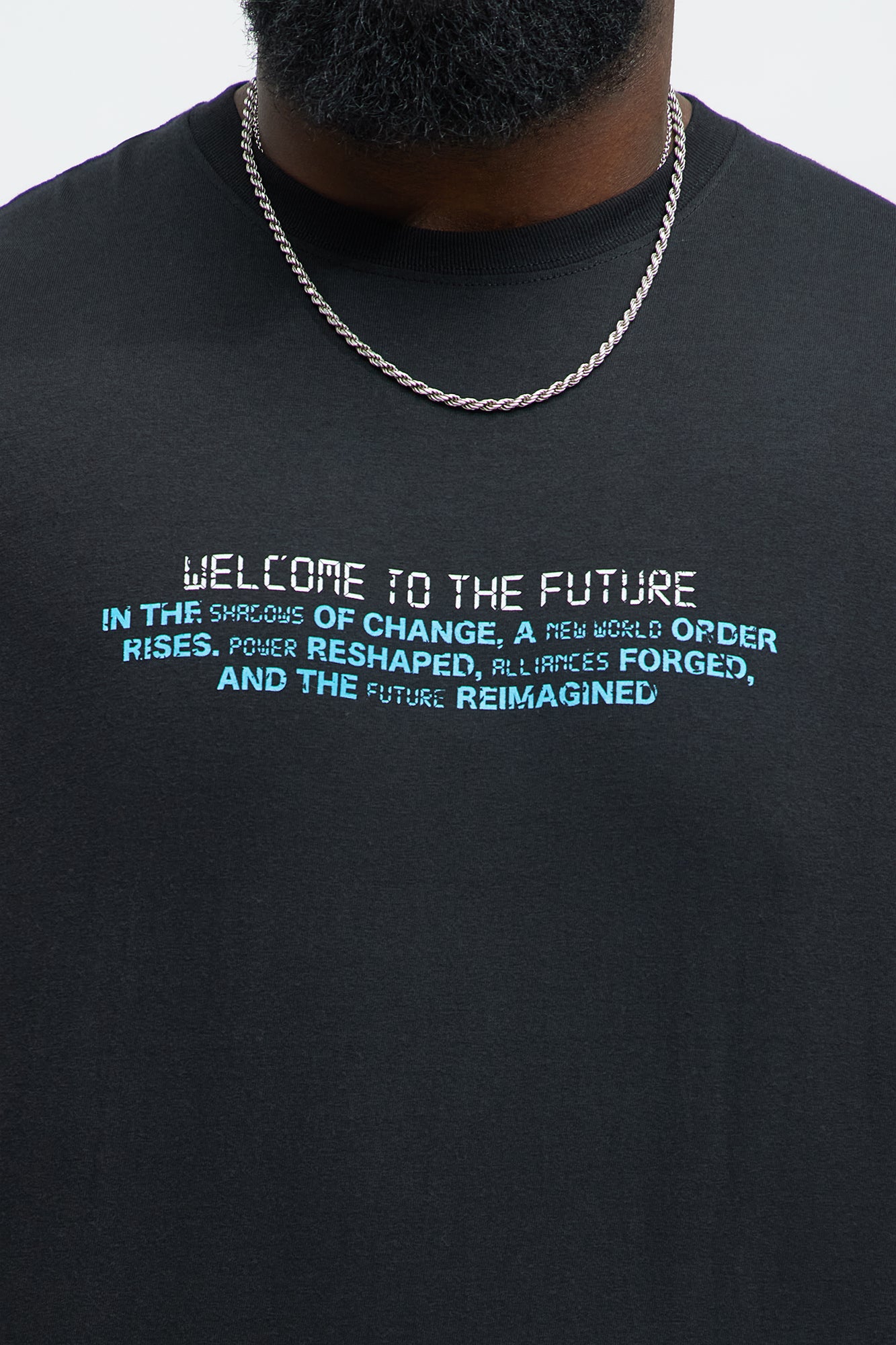 Welcome To The Future Short Sleeve Tee - Black - Image 9