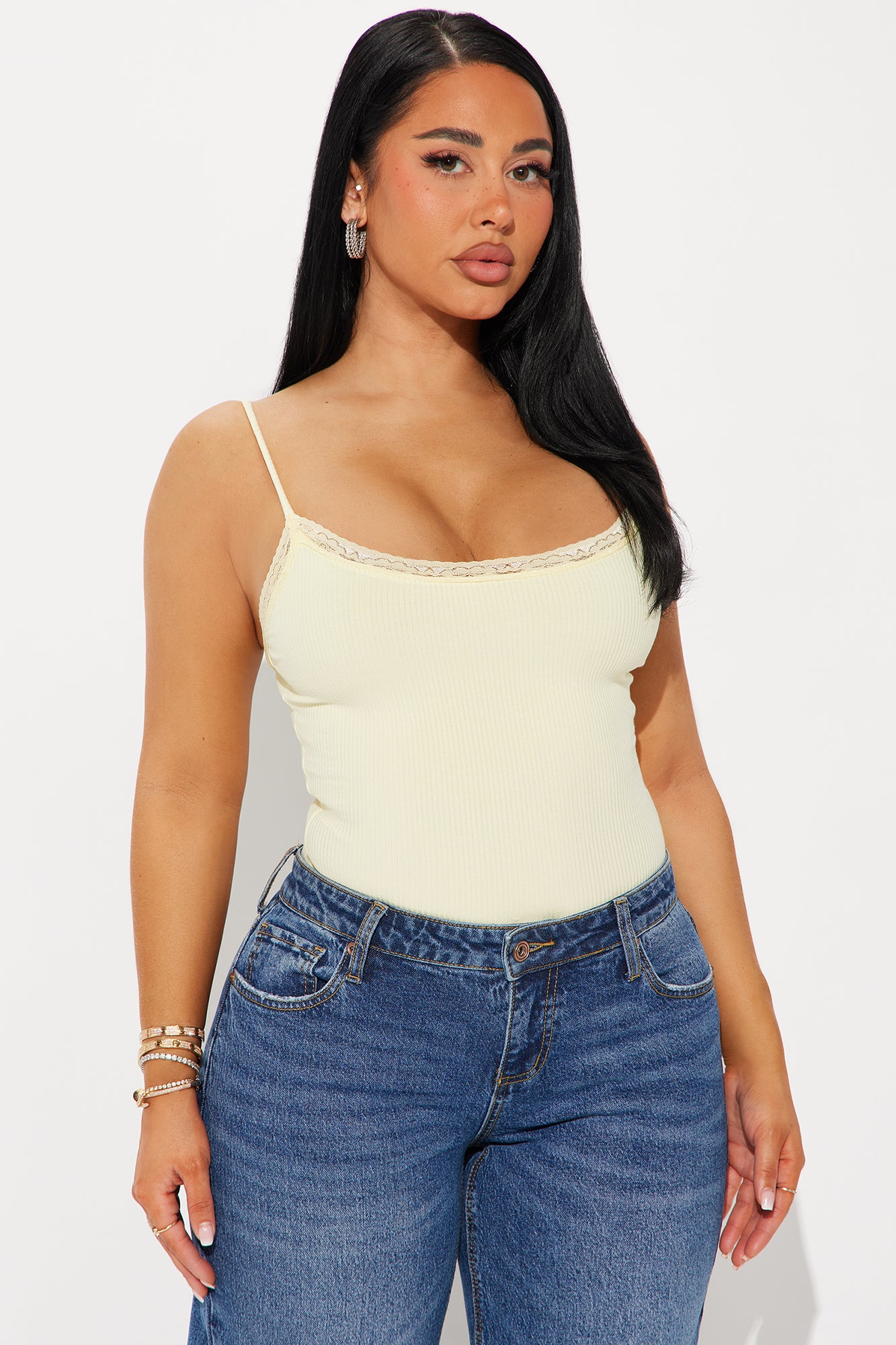Brooklynn Snatched Bodysuit - Butter Yellow - Image 3