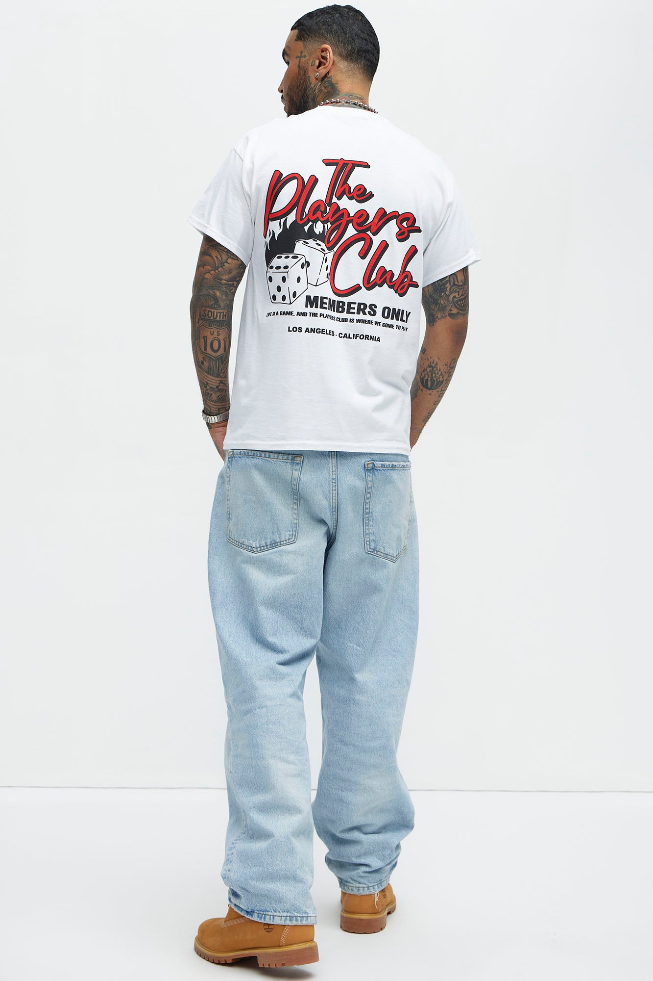 Life Is A Game Short Sleeve Tee - White - Image 4