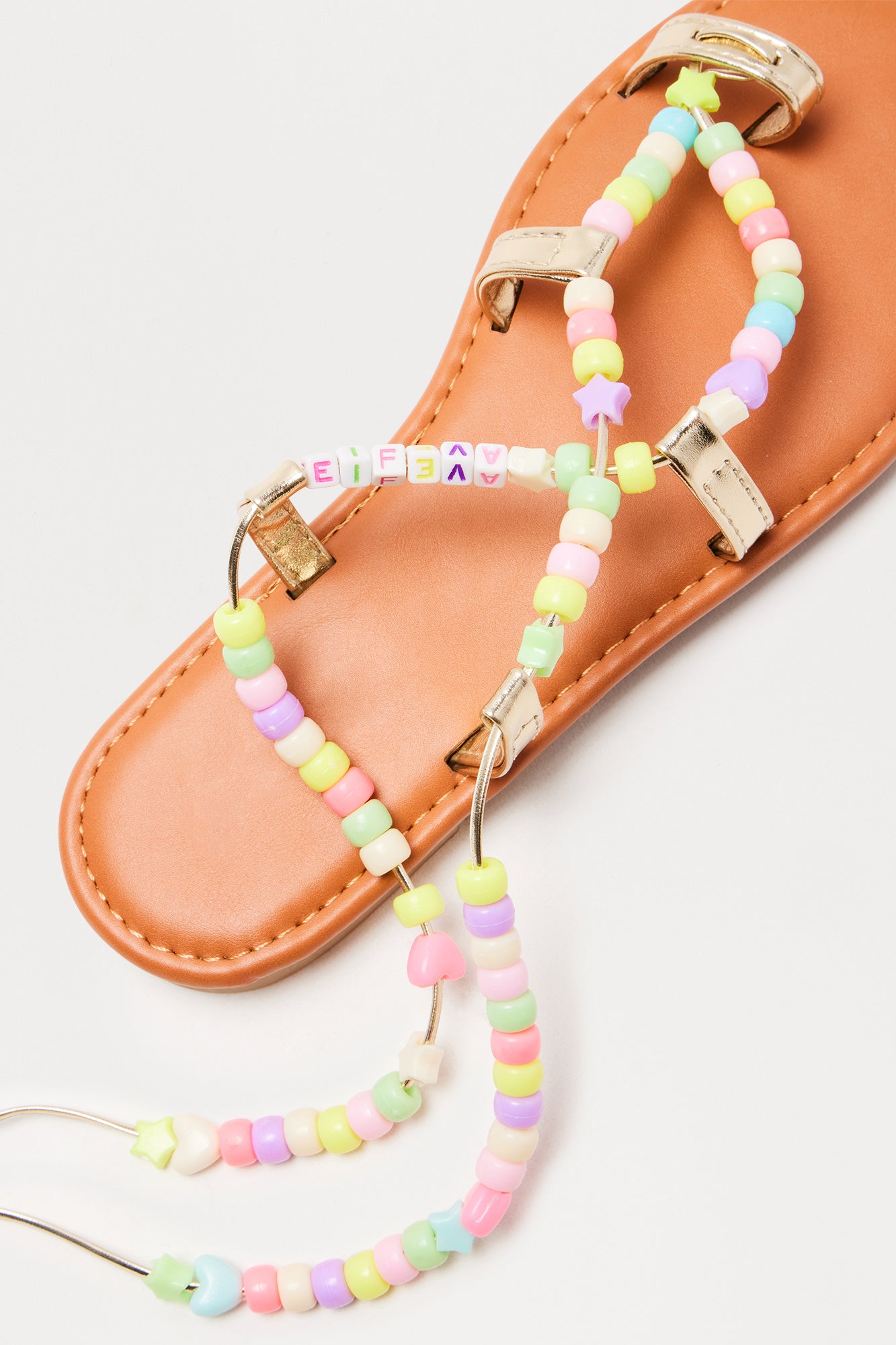 Summer In Belize Wrap Up Sandals - Gold - Image 3