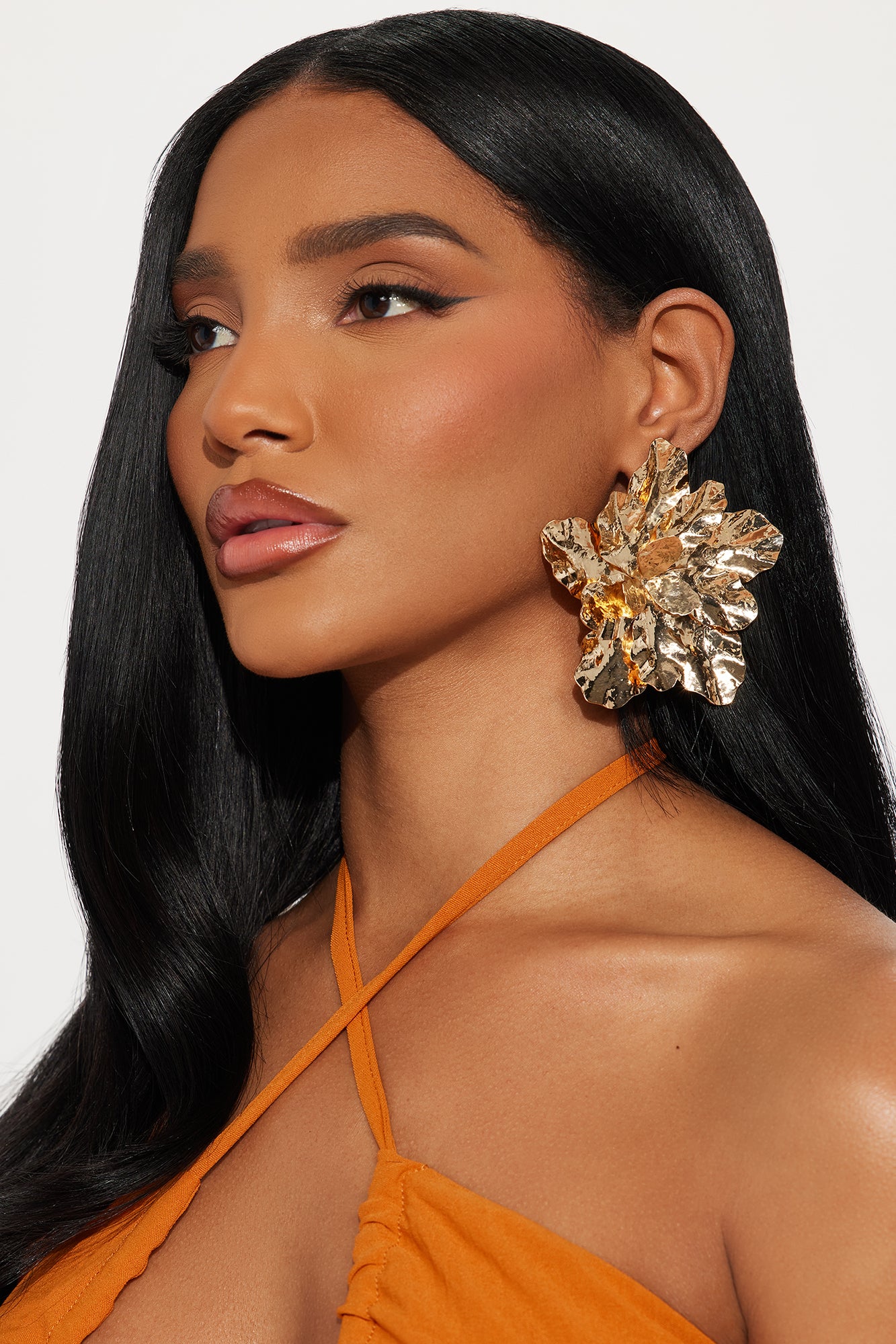 Beautiful Escape Earrings - Gold - Image 3