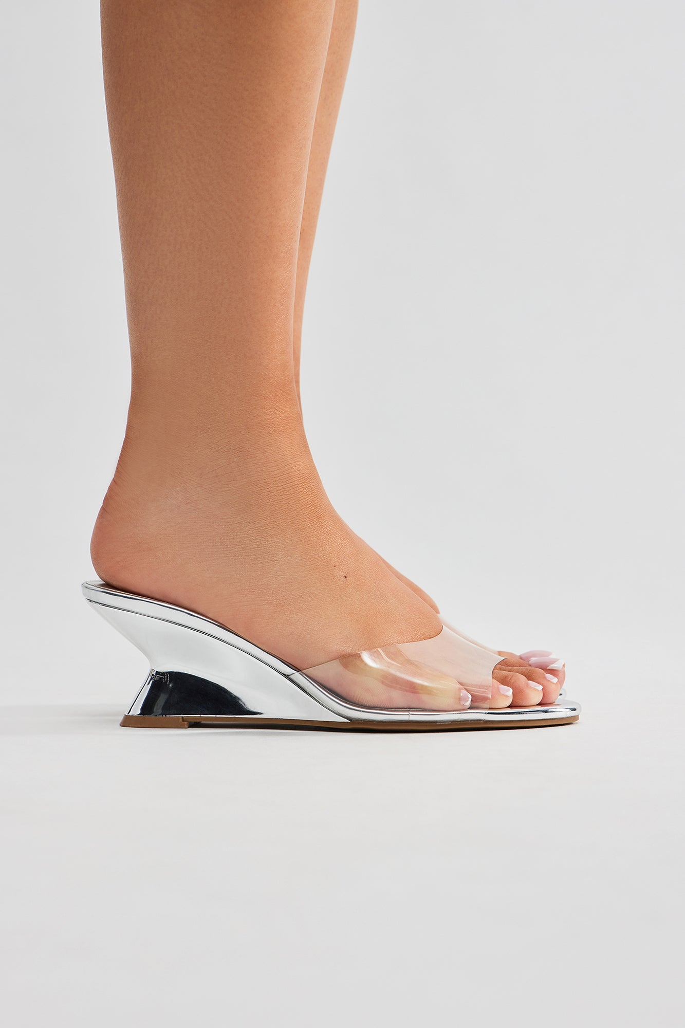 Baddie On The Go Wedges - Silver - Image 3