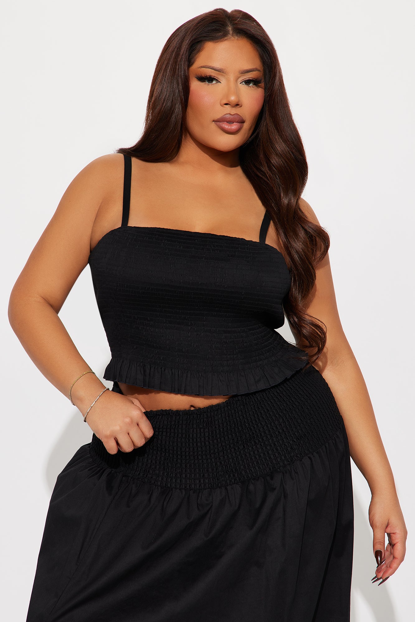 Anabelle Midi Skirt Set - Black - Image 5