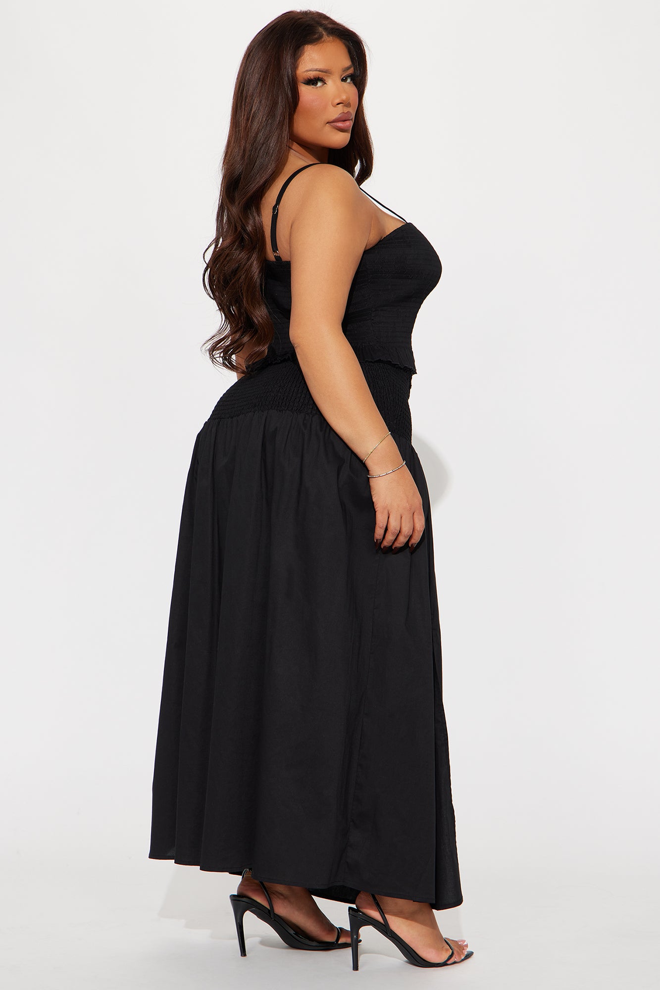 Anabelle Midi Skirt Set - Black - Image 6