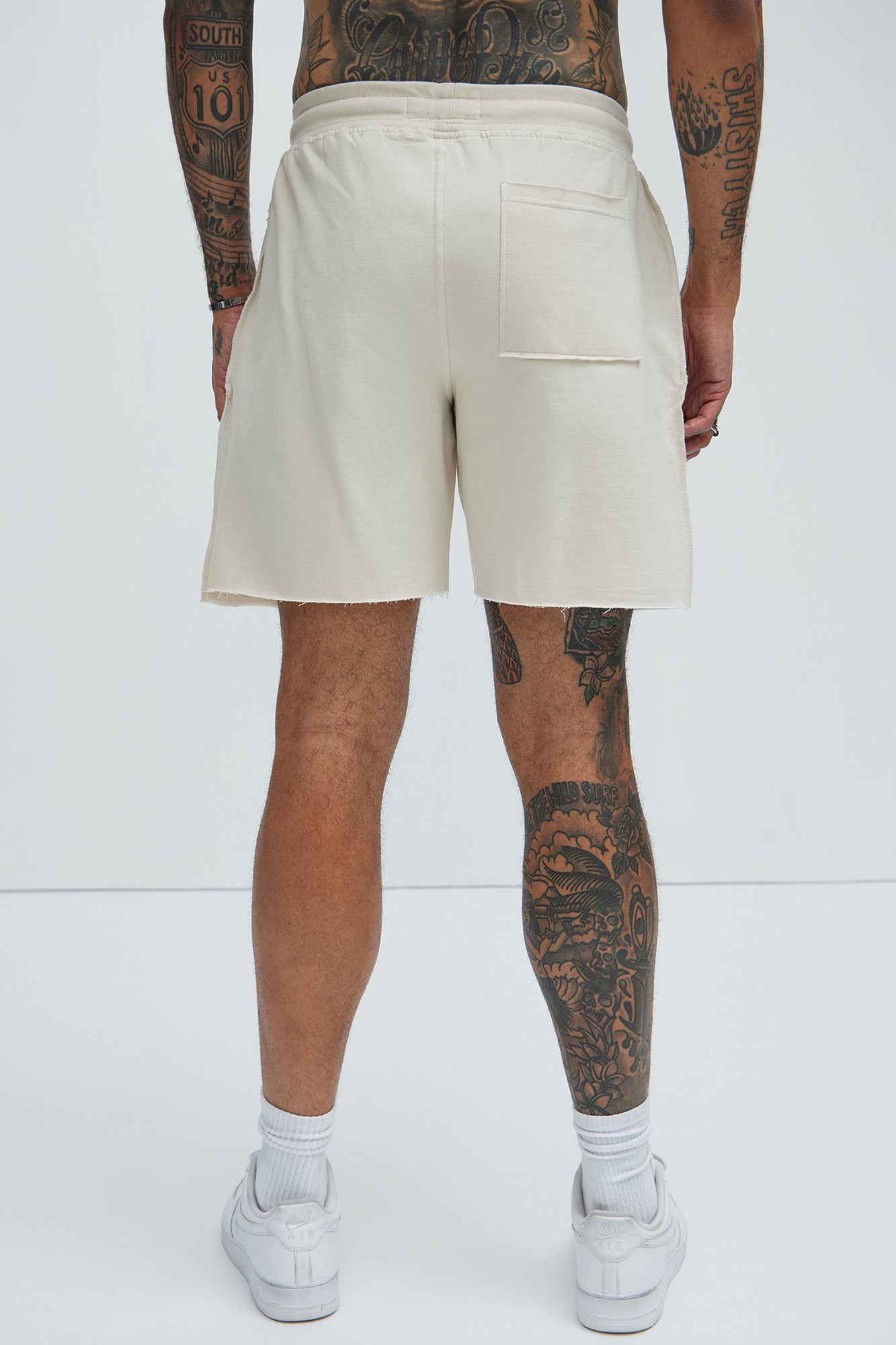 Art Dept Sweatshorts - Tan - Image 5