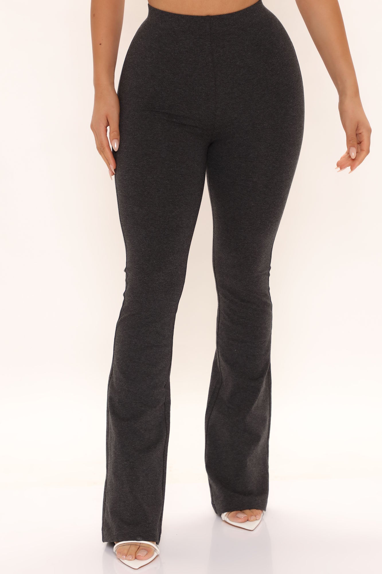 Adriana Flare Pant - Charcoal - Image 5