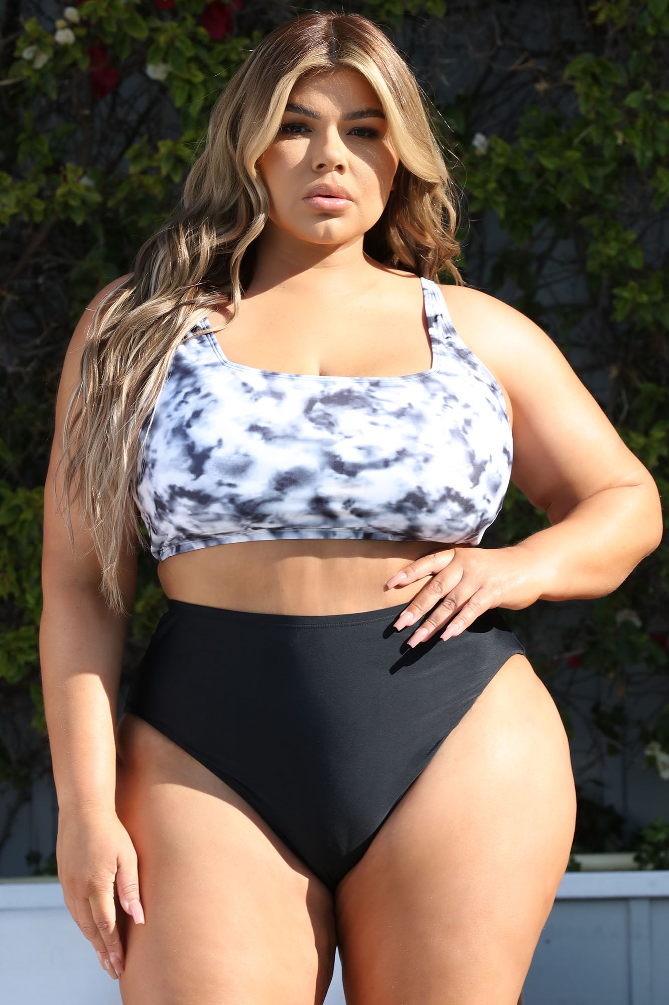 Maui Mix And Match High Rise Bikini Bottom - Black - Image 3
