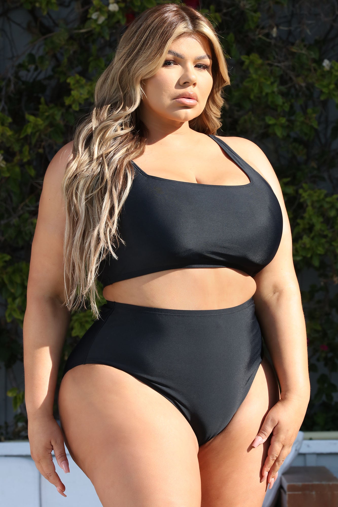 Maui Mix And Match High Rise Bikini Bottom - Black - Image 7