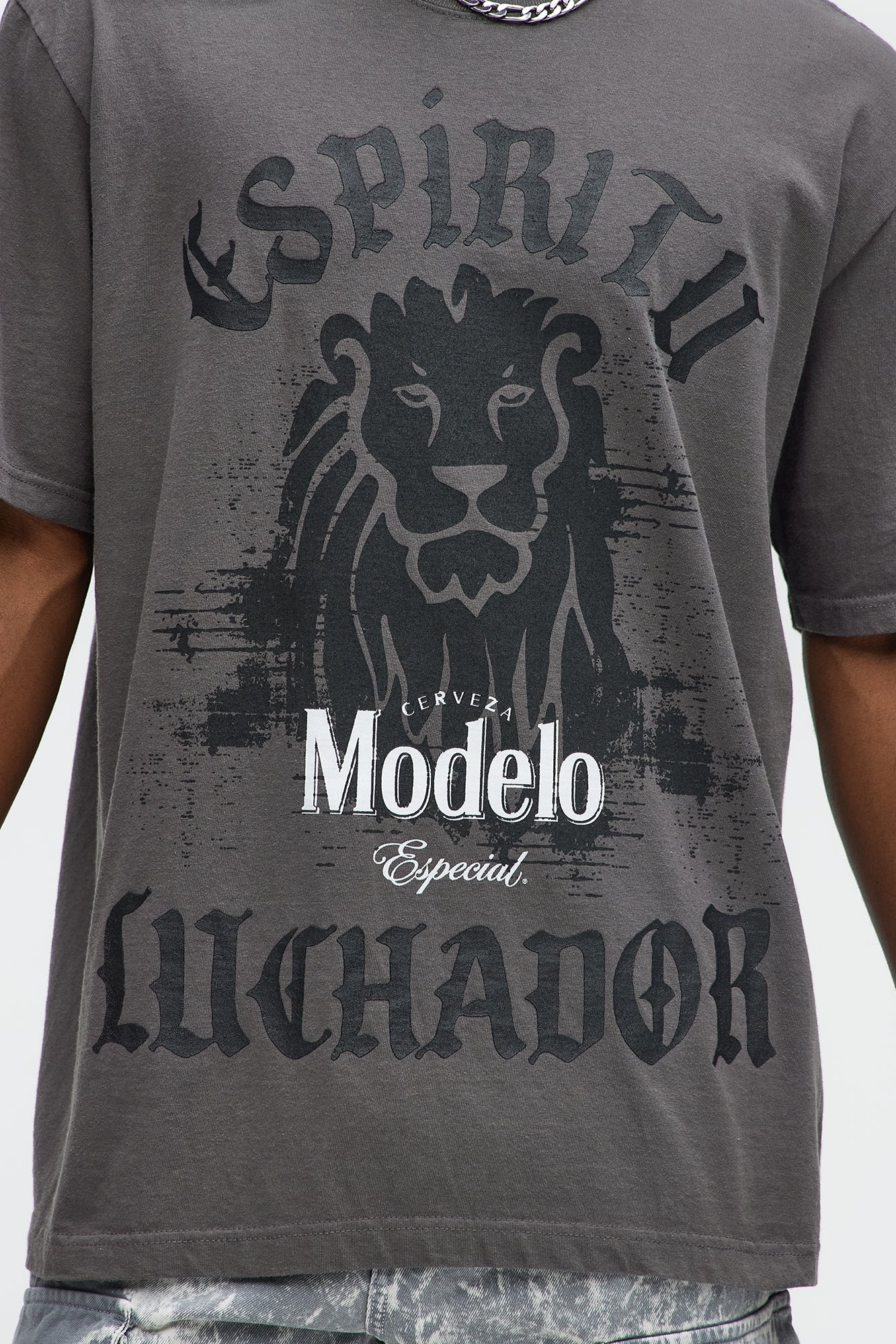 Modelo Espiritu Luchador Short Sleeve Tee - Black - Image 3