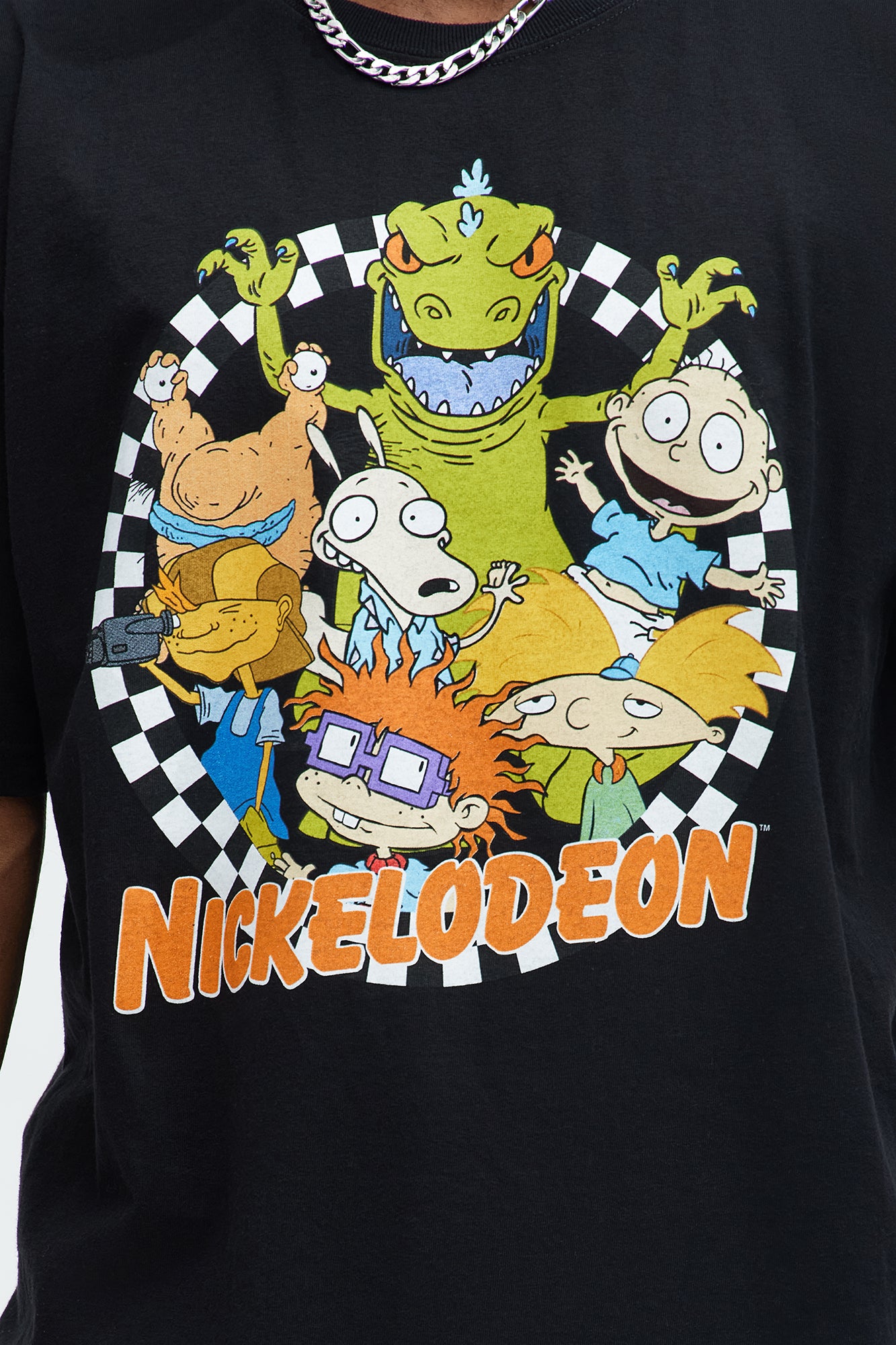 Nickelodeon 90s Cartoons Short Sleeve Tee - Black - Image 3