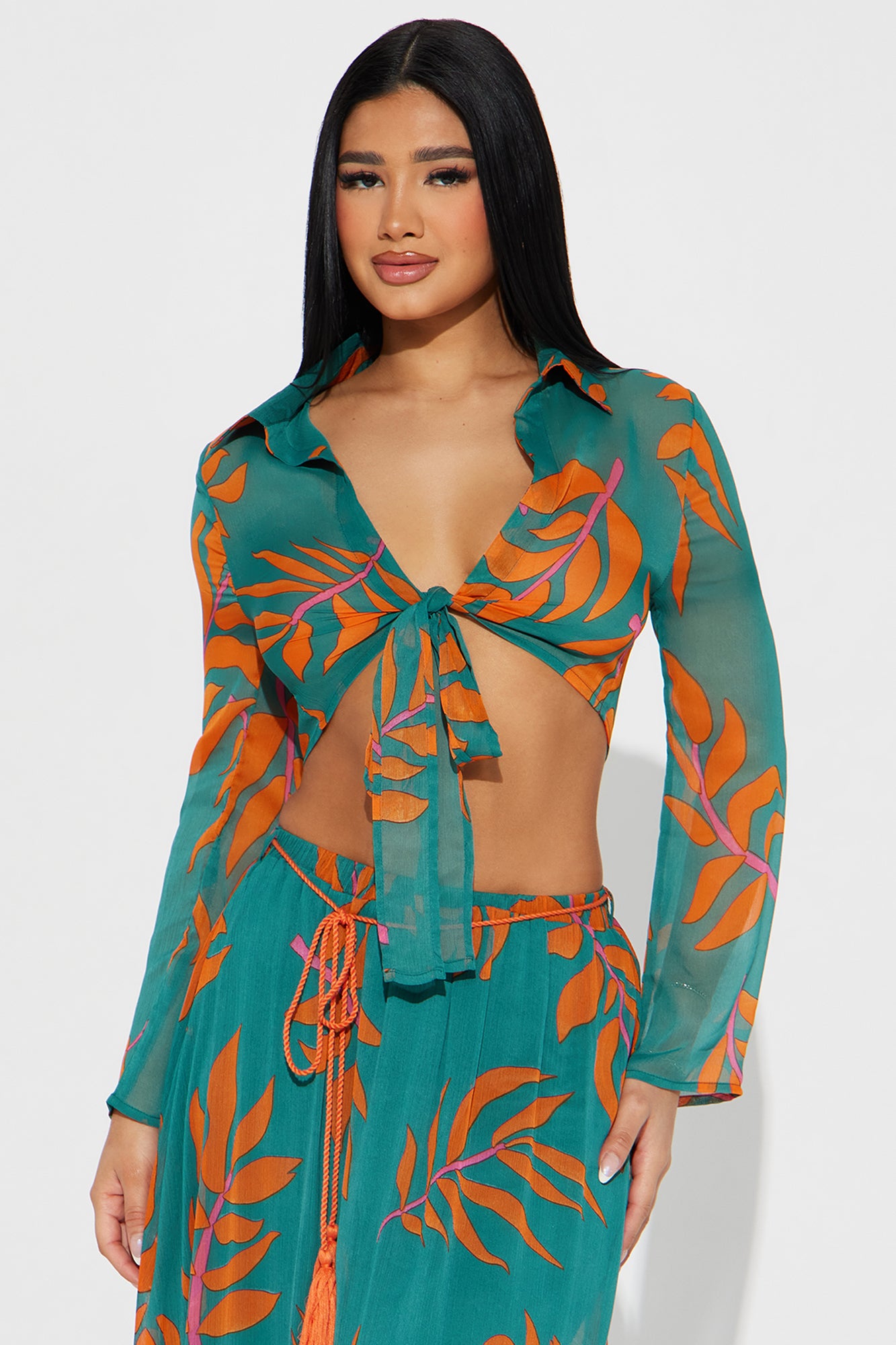 Another Vacation Skirt Set  - Emerald - Image 3