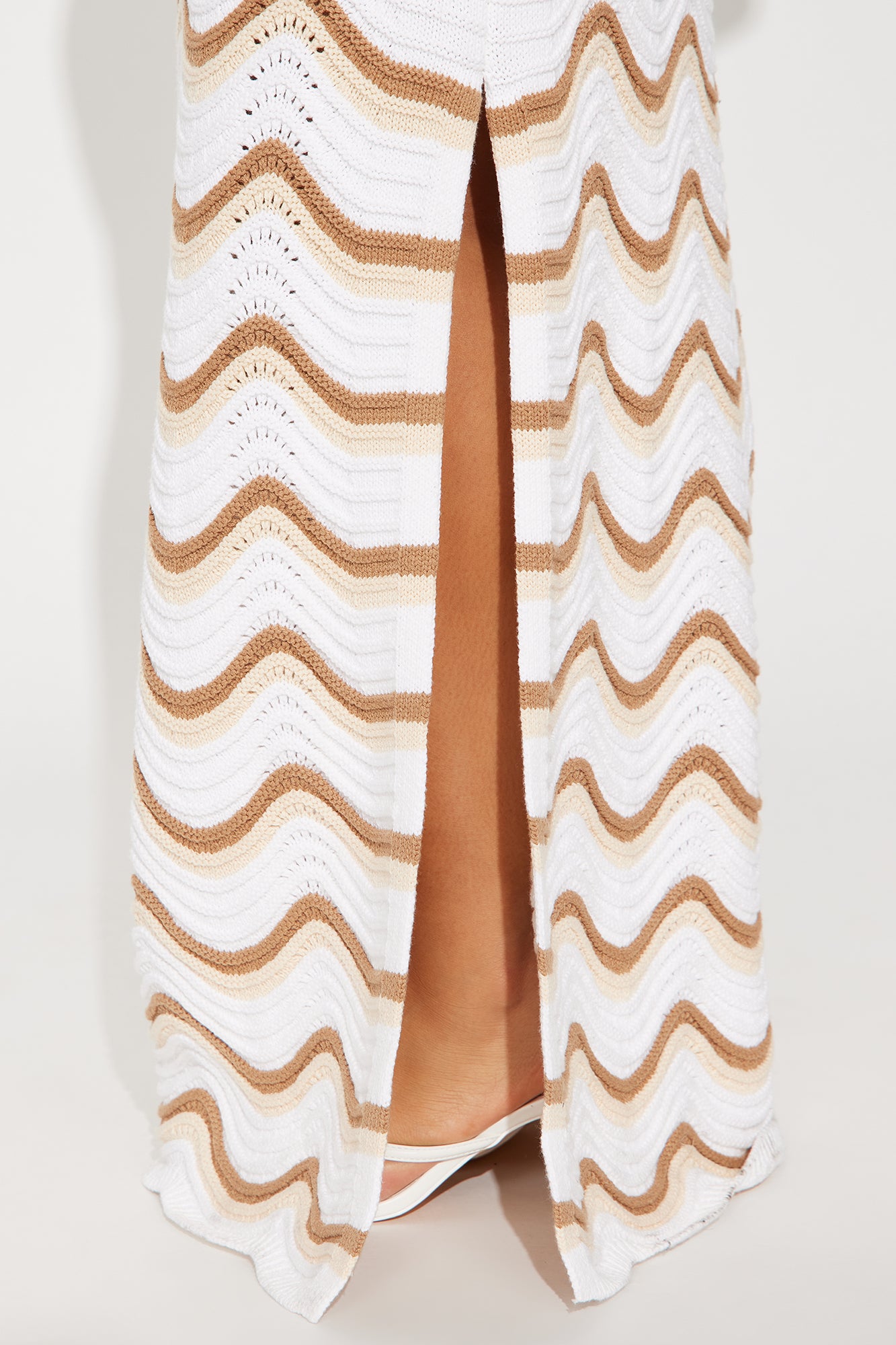 Kaya Crochet Maxi Tube Dress - White/combo - Image 6
