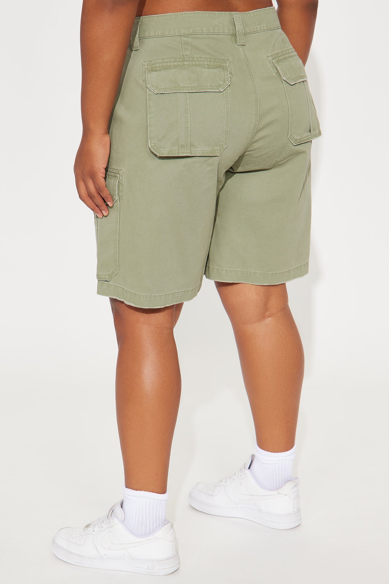 One Way Or The Other Bermuda Short - Olive - Image 7