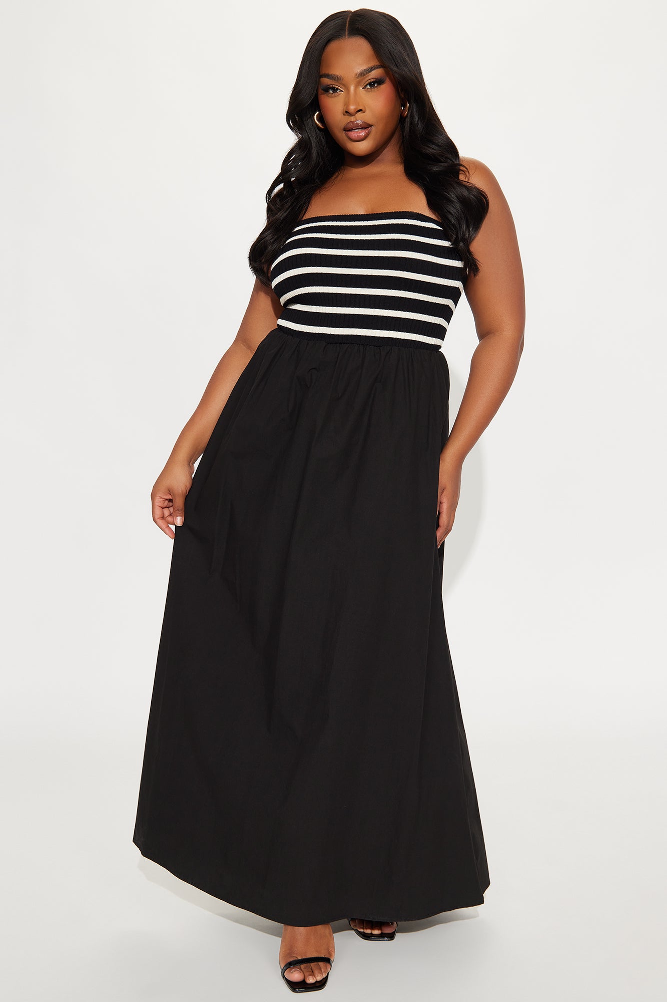 Amber Striped Maxi Dress - Black/combo - Image 4