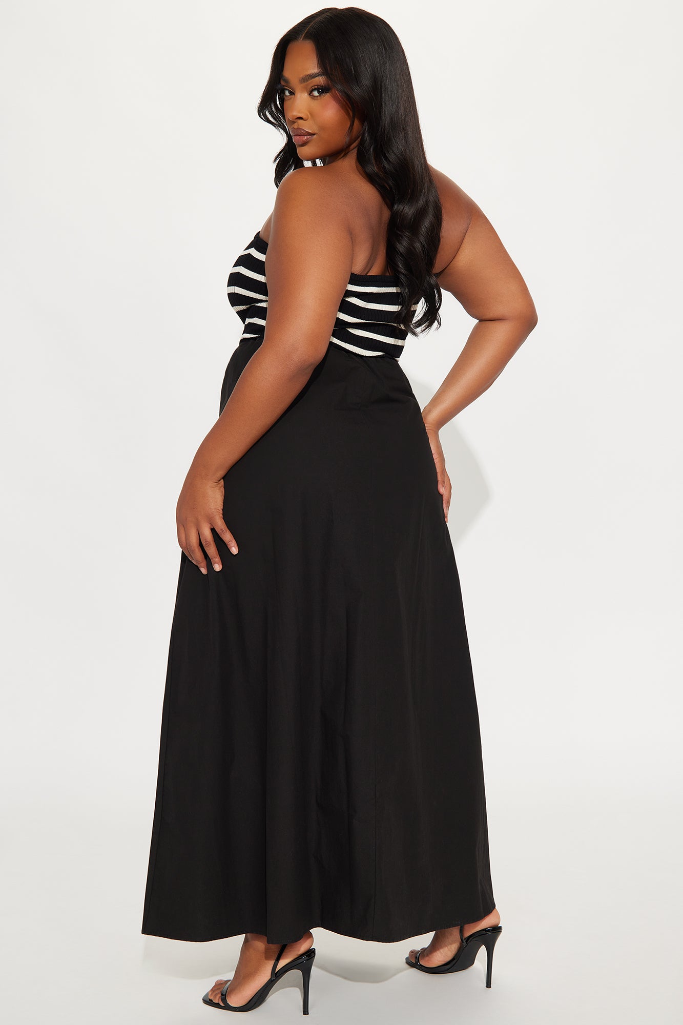 Amber Striped Maxi Dress - Black/combo - Image 6