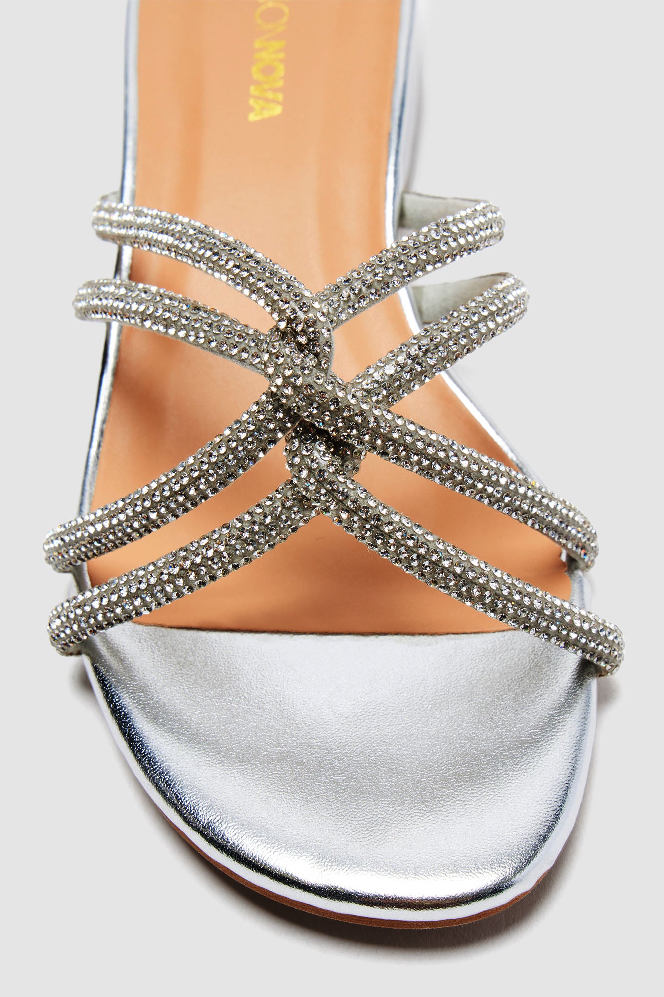 A New Look Heeled Sandals - Silver - Image 3