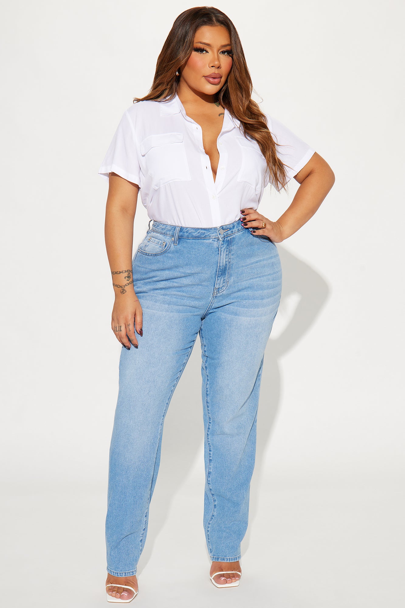 You Better Work II Short Sleeve Shirt - White - Image 5