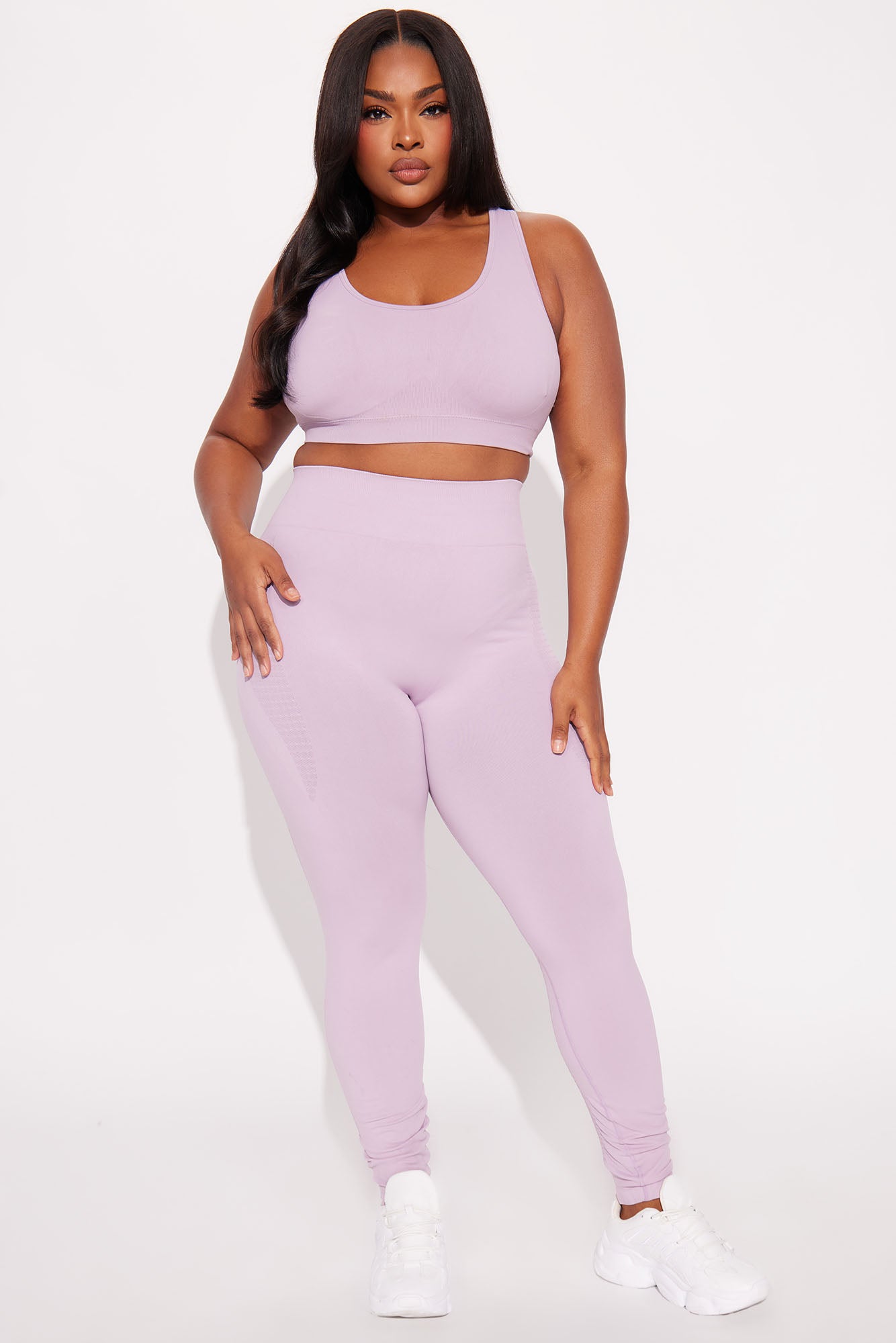 Catch A Break Seamless Active Legging - Lilac - Image 4
