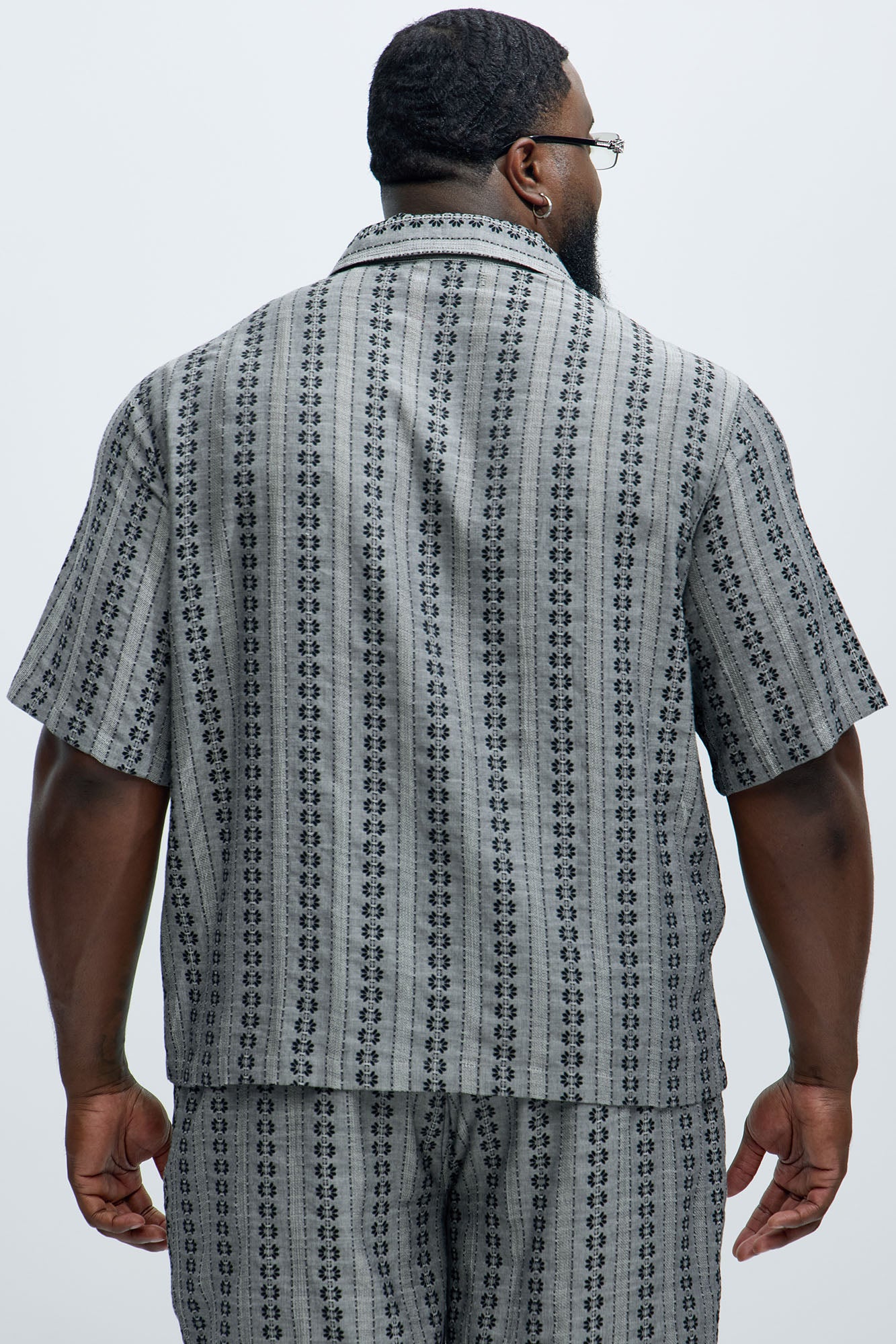 Denali Floral Short Sleeve Button Up - Black/combo - Image 8