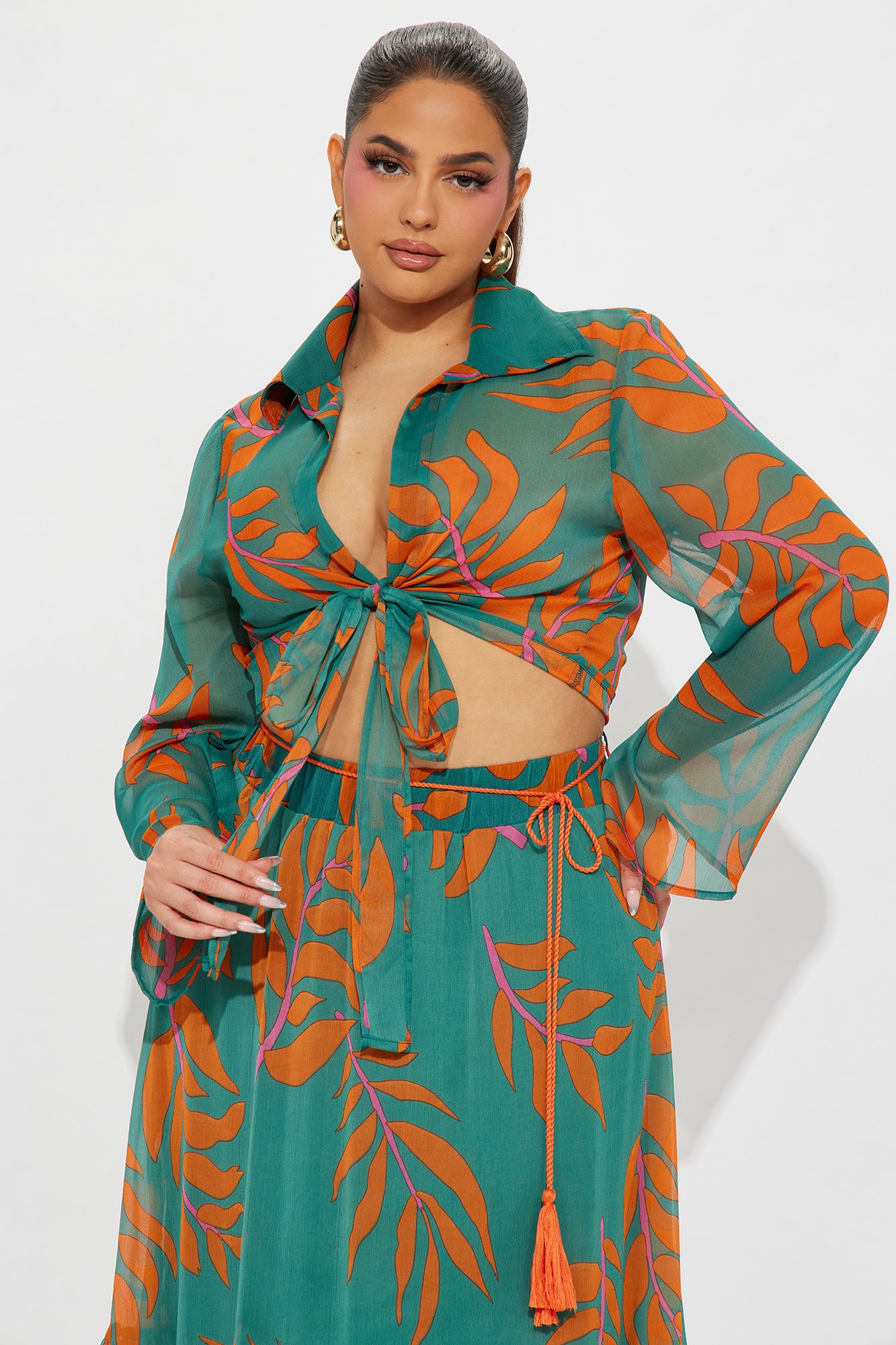 Another Vacation Skirt Set  - Emerald - Image 6