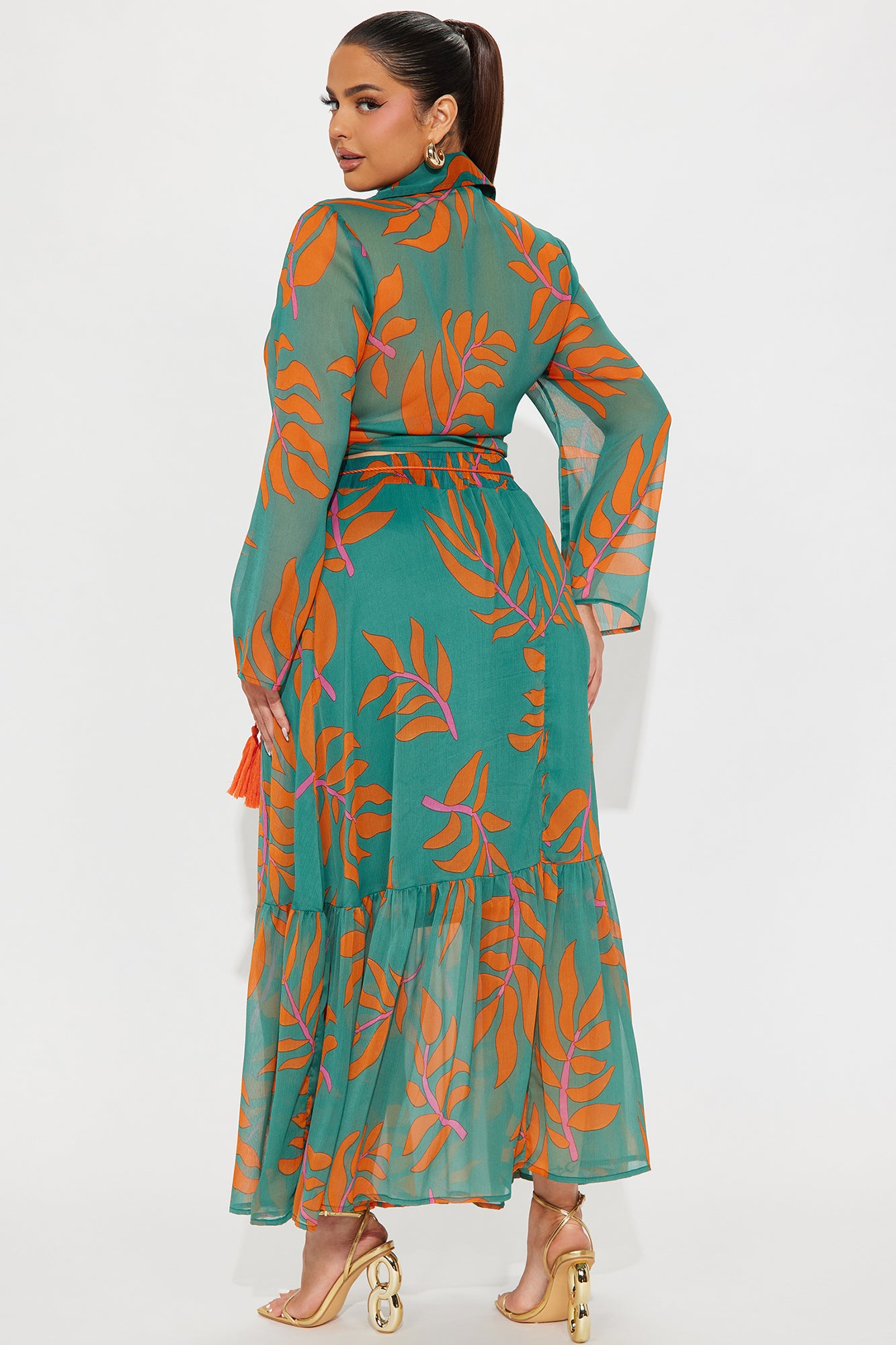 Another Vacation Skirt Set  - Emerald - Image 7