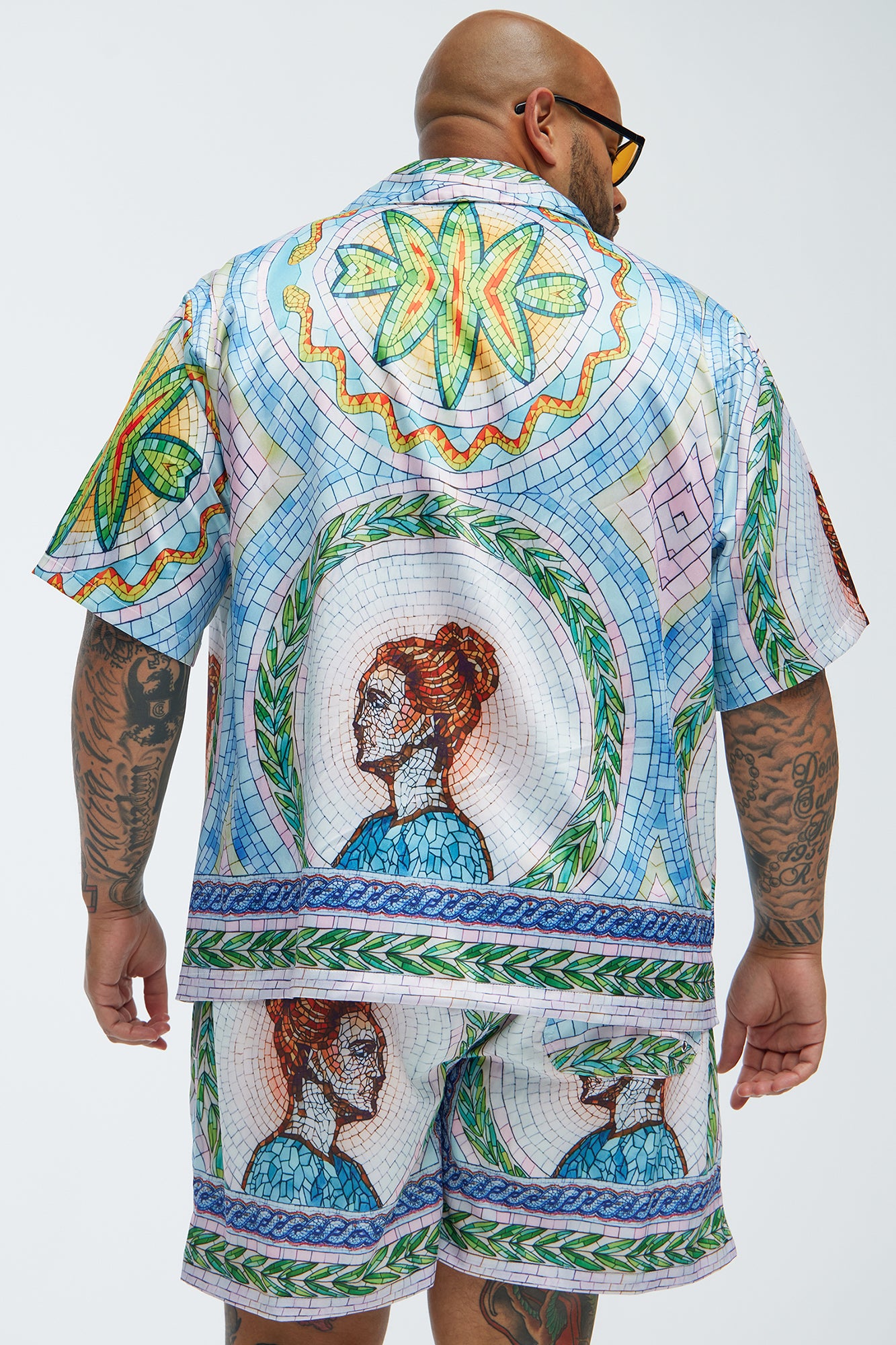 Atherton Mosaic Shirt - Blue/combo - Image 6