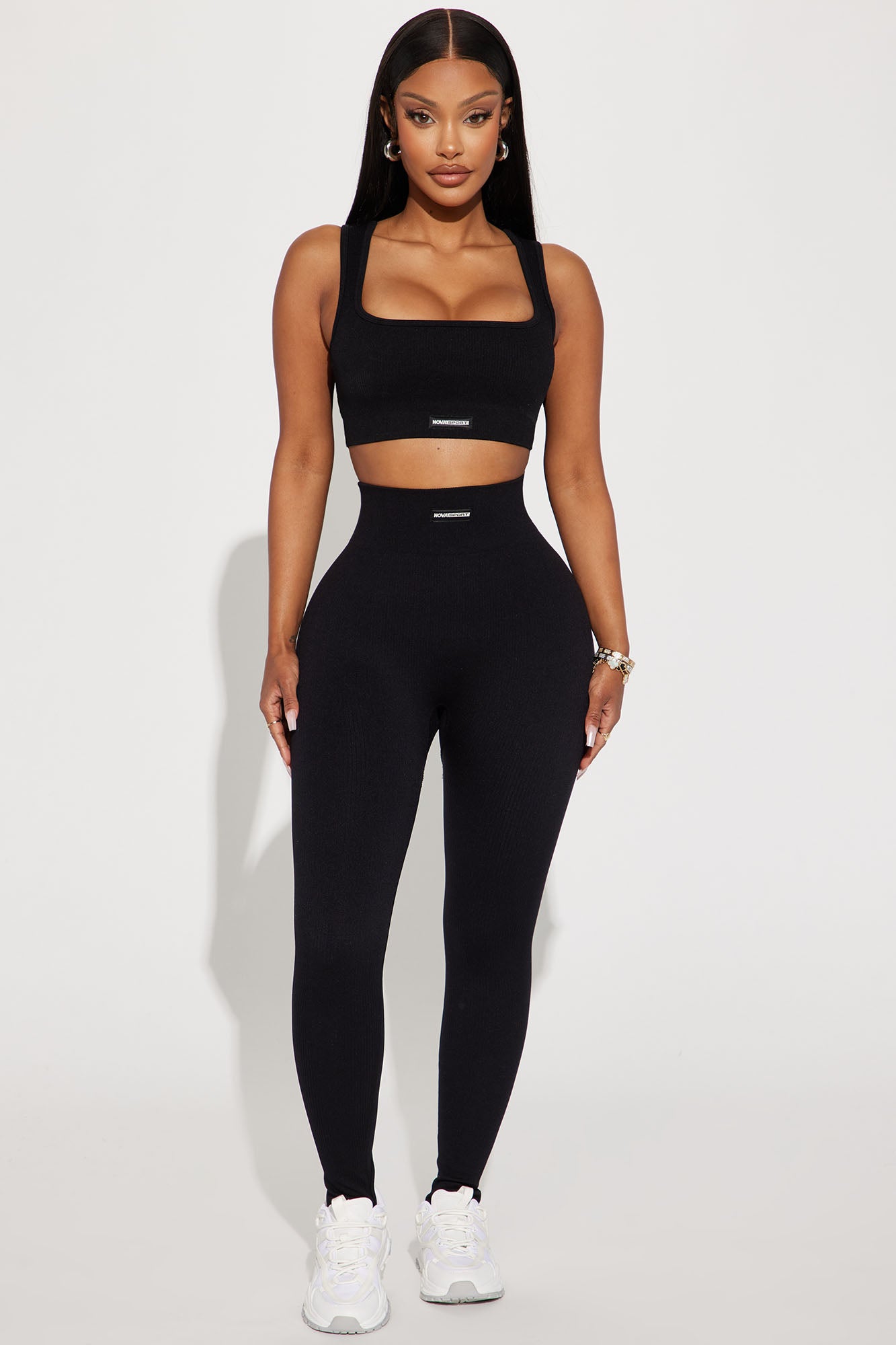 Effortless Triton Ribbed Seamless Stirrup - Black - Image 4