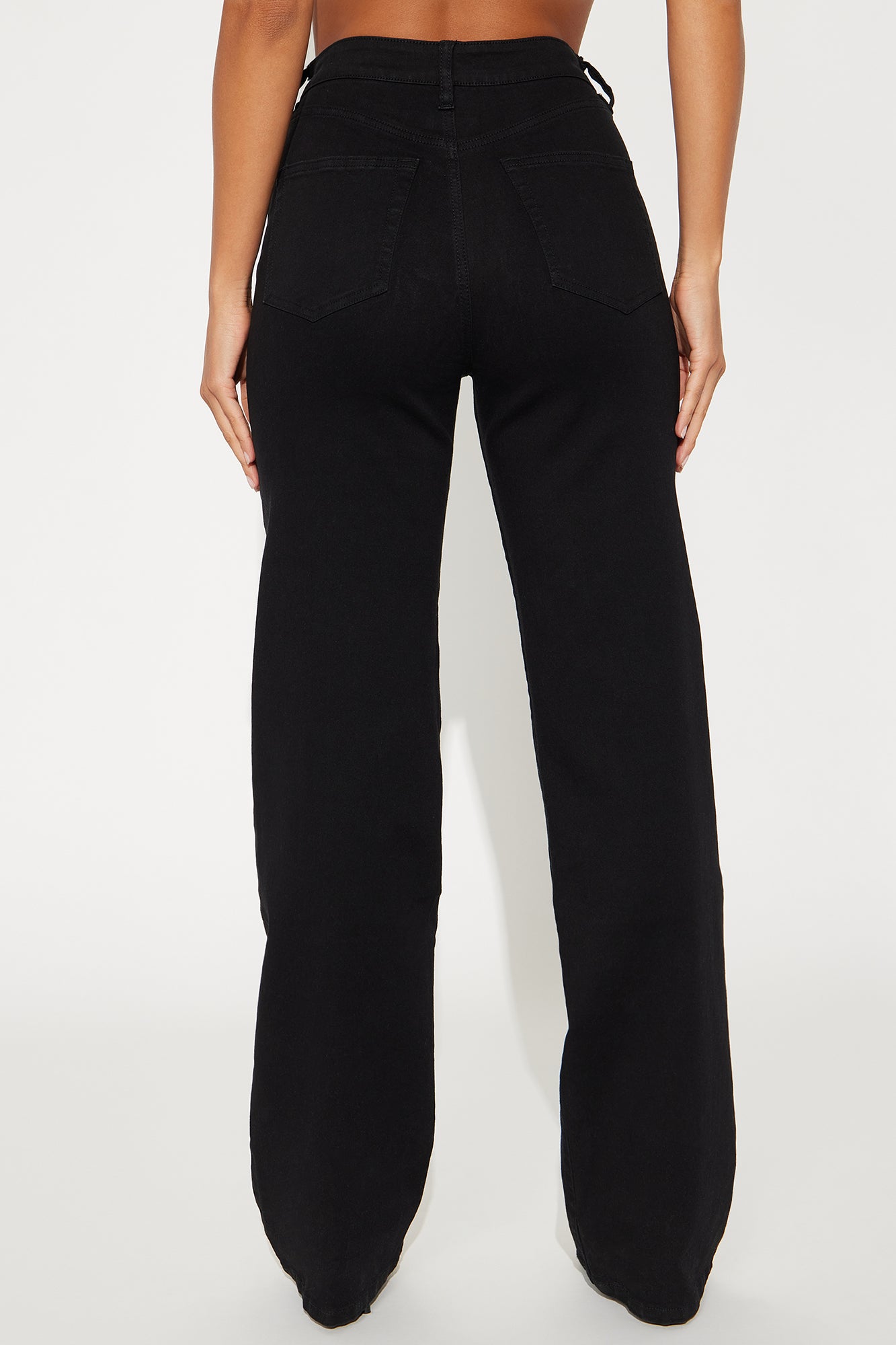 Tall Simply Basic Stretch Straight Jeans - Black - Image 3