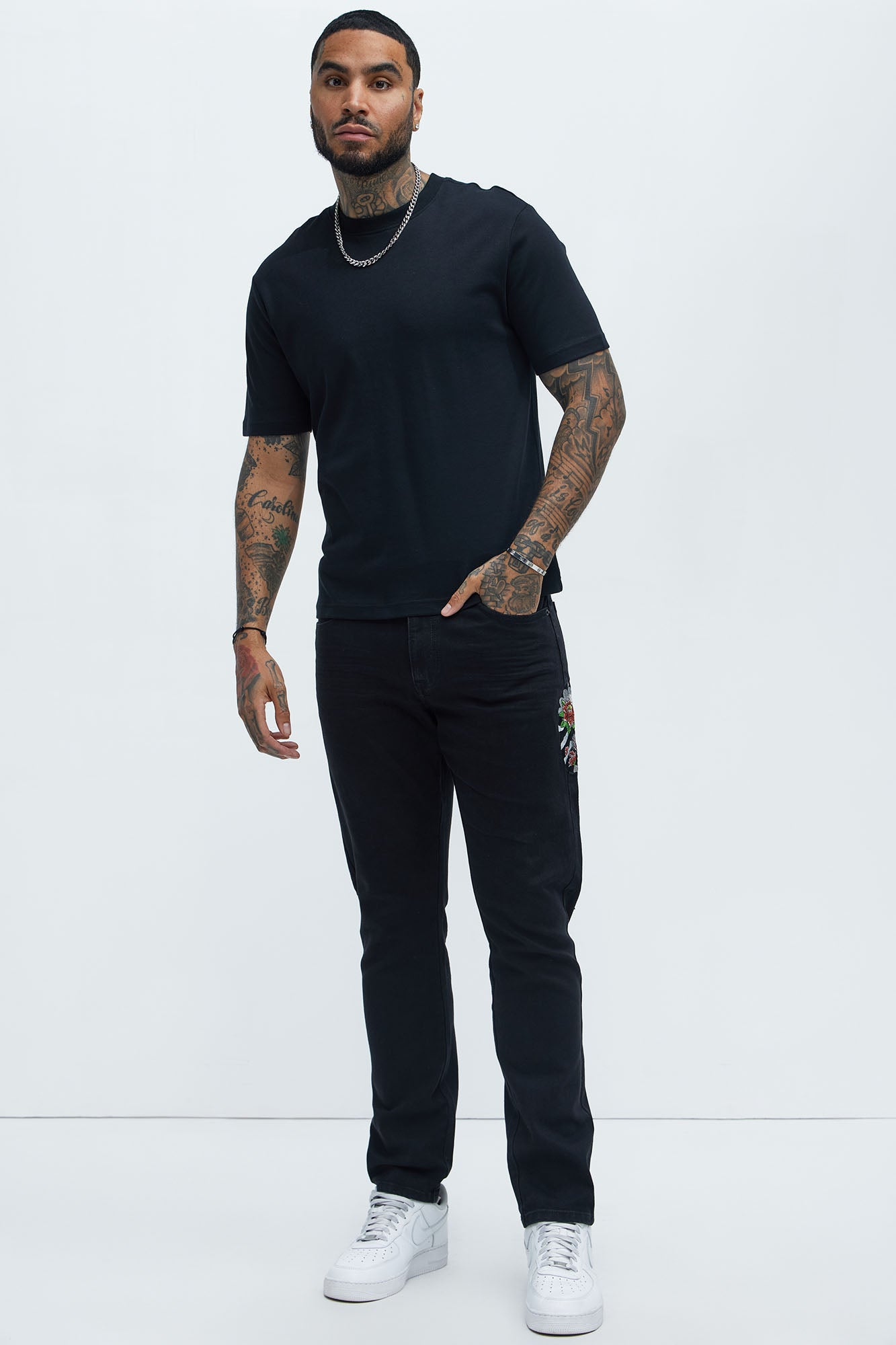 Ed Hardy Slim Japan Lion Jeans - Black - Image 4