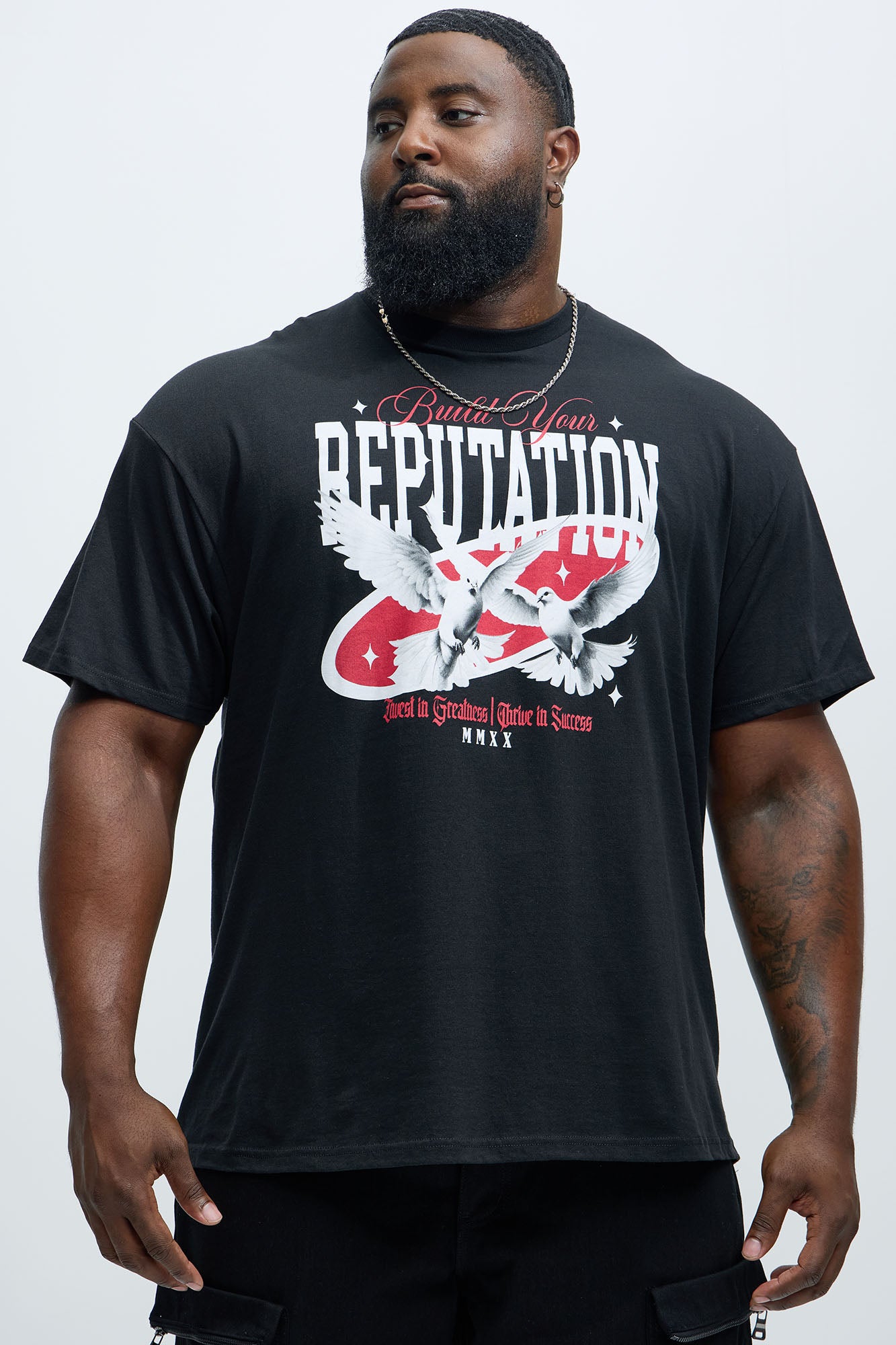 Build Your Reputation Short Sleeve Tee - Black - Image 4