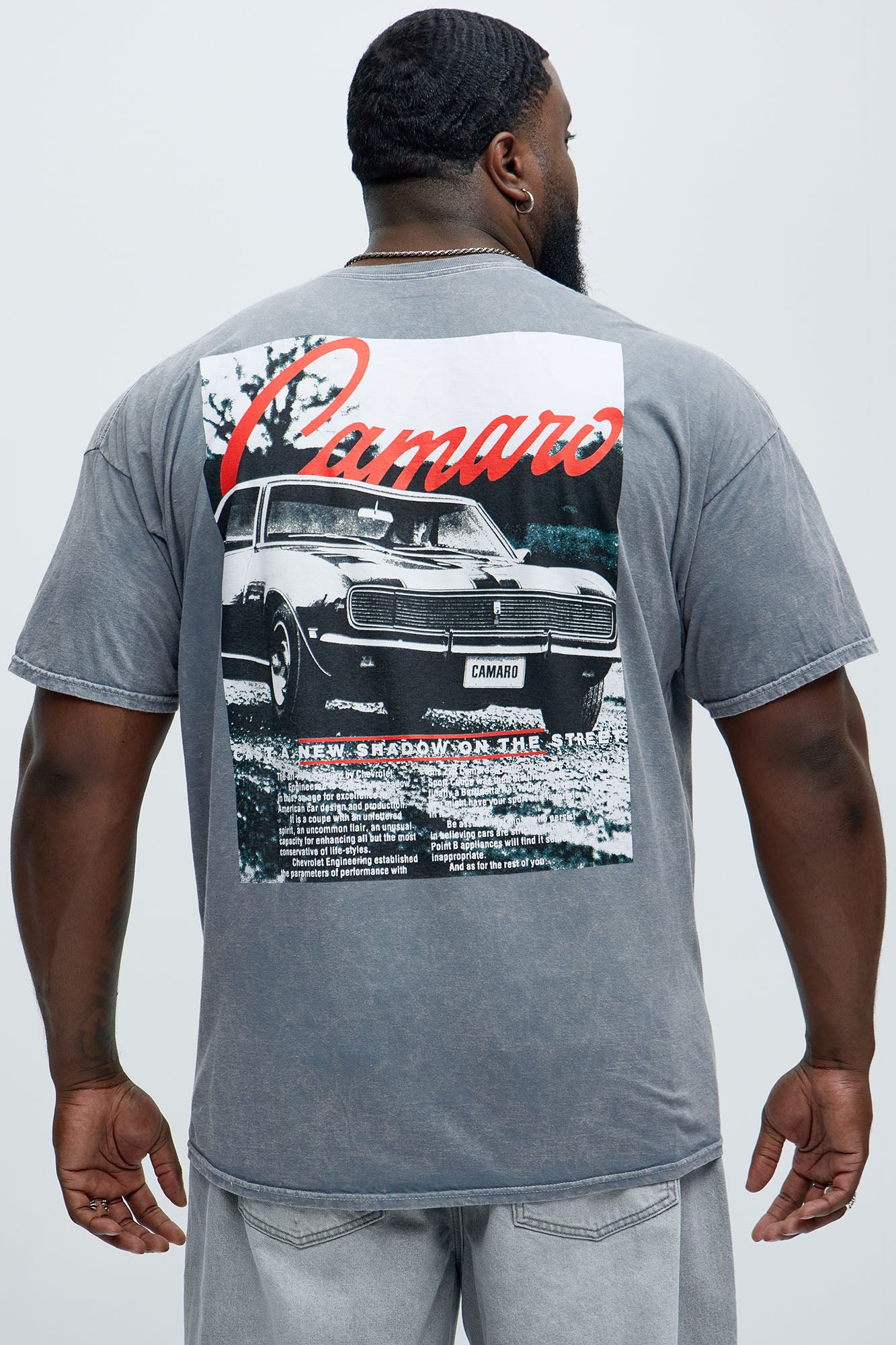 Chevy Camaro Short Sleeve Tee - Grey - Image 5