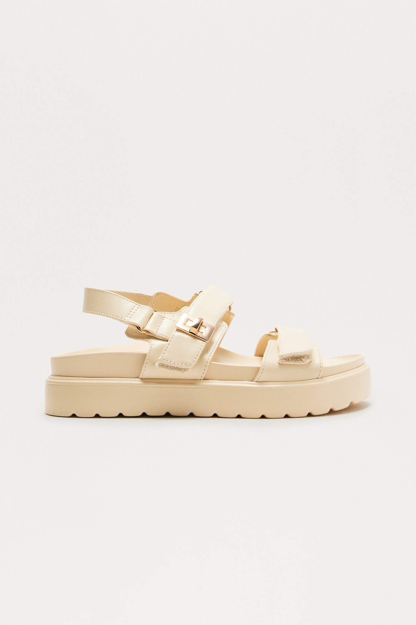 Ritz Platform Slingback Slides - Ivory - Image 3