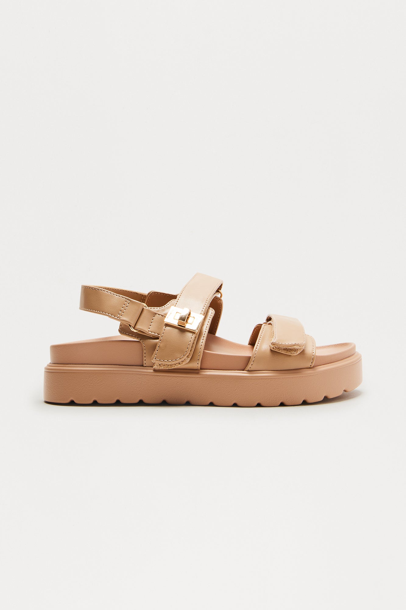 Ritz Platform Slingback Slides - Camel - Image 3