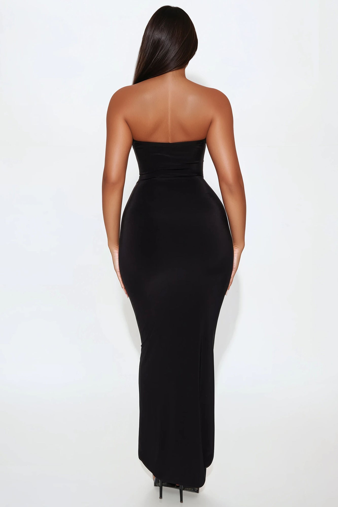 Melia Cut Out Maxi Dress - Black - Image 3