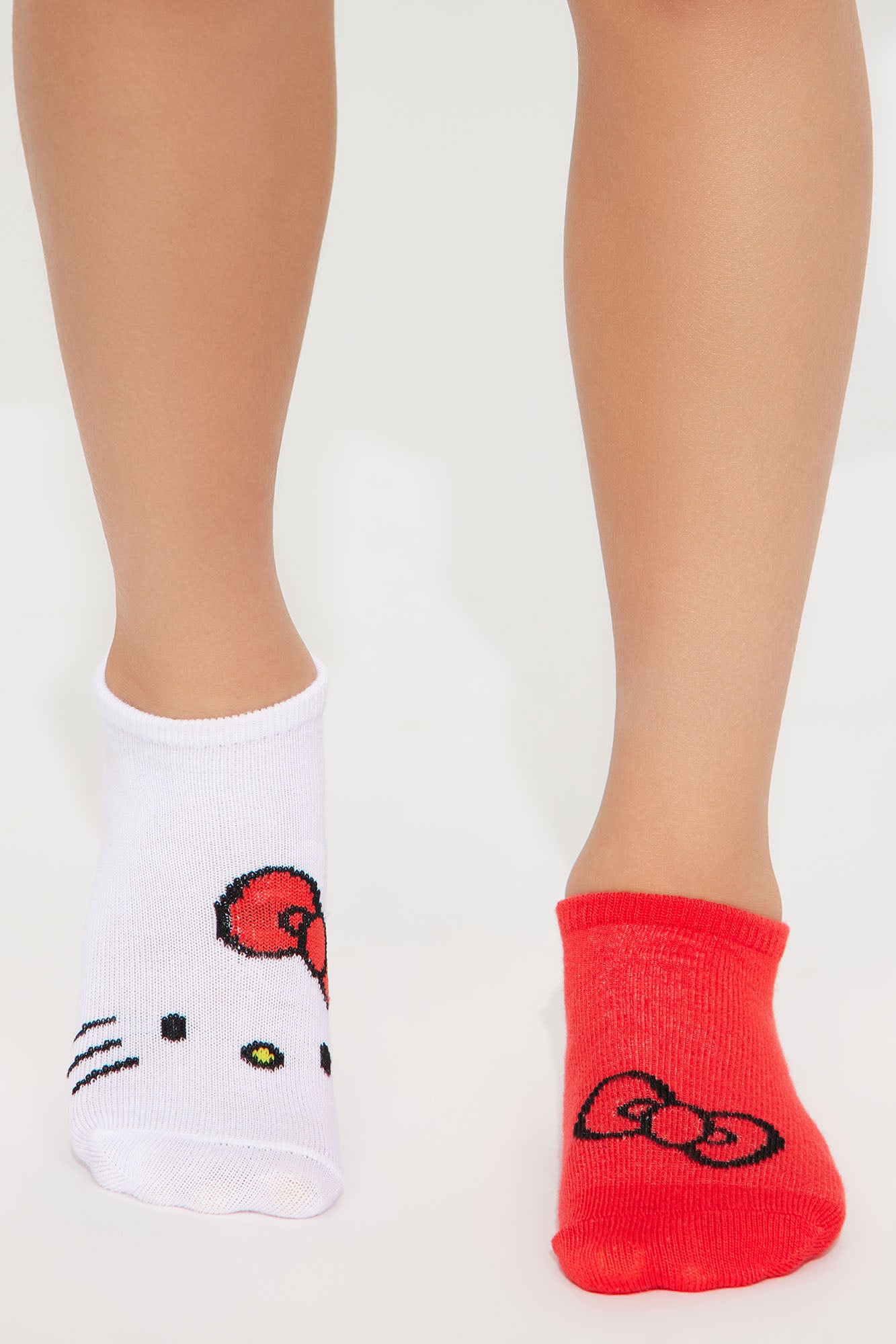 Mini Hello Kitty And Friends No Show Socks 5 Pack - White/combo - Image 3