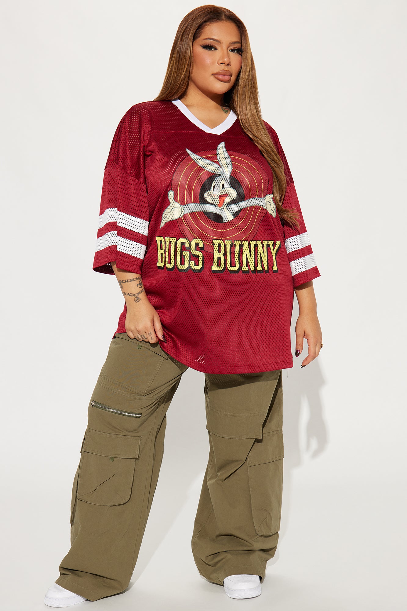 Bugs Bunny Jersey Tee - Red - Image 6