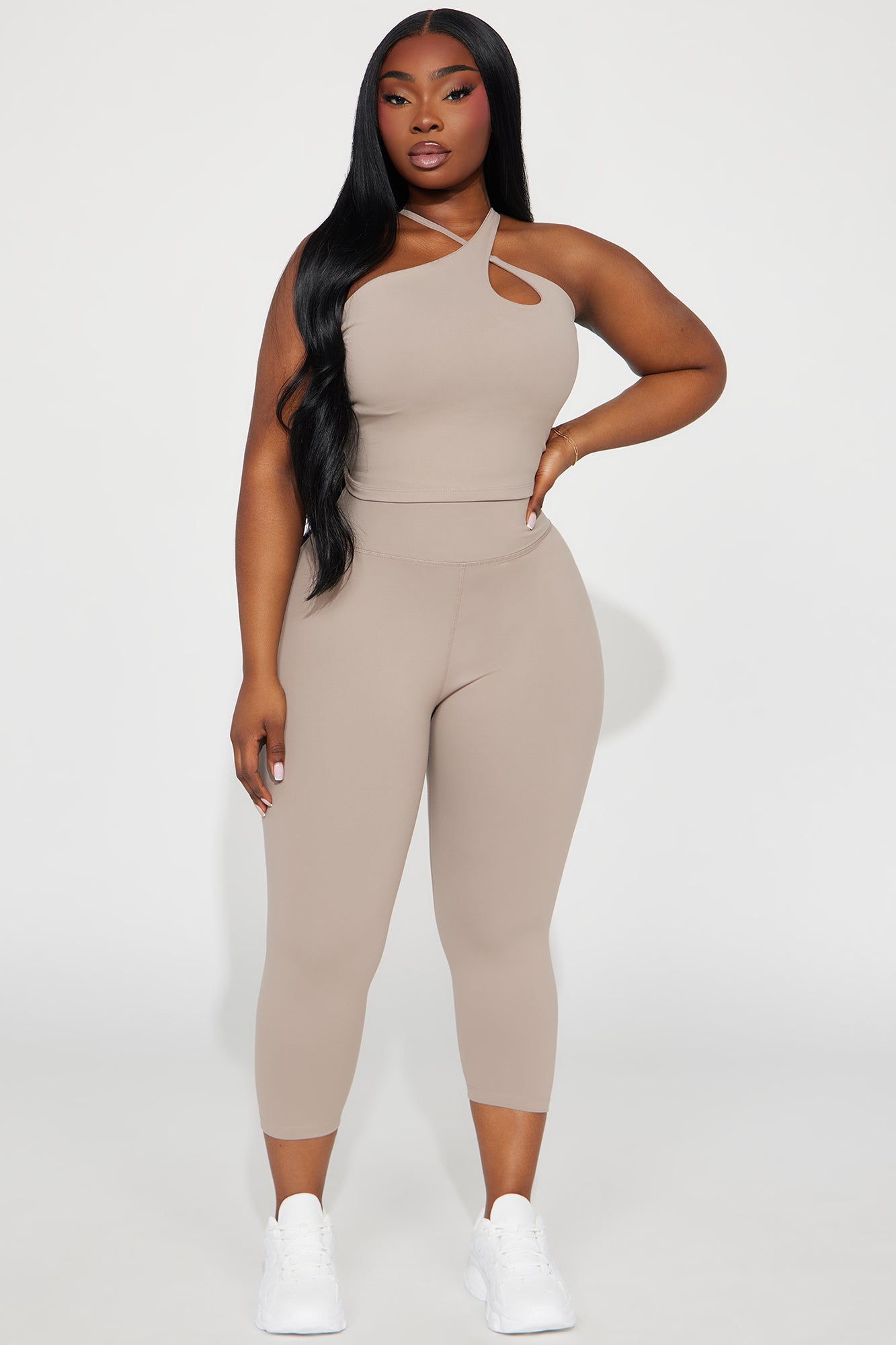 Flexion Super Soft Active Top - Taupe - Image 6