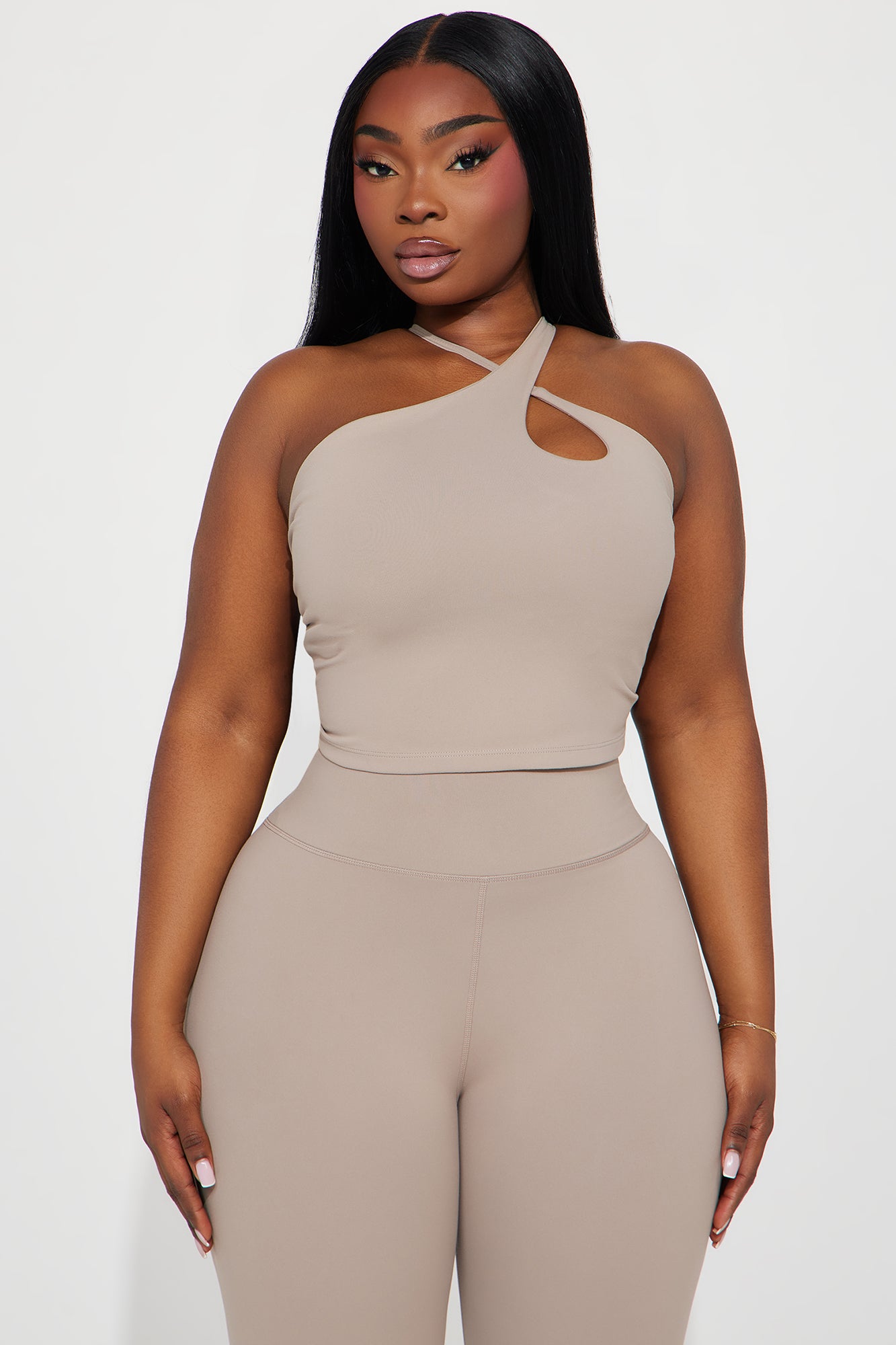 Flexion Super Soft Active Top - Taupe - Image 5