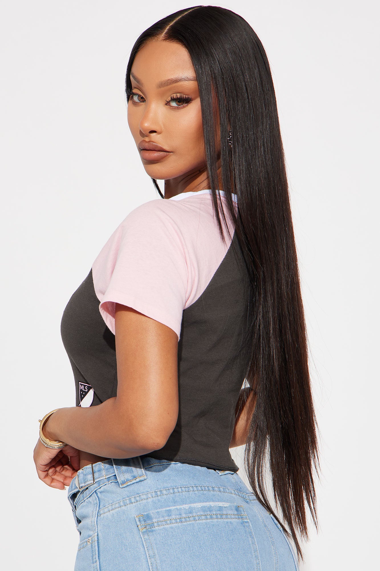 MLS Inter Miami Raglan Tee - Pink/combo - Image 3