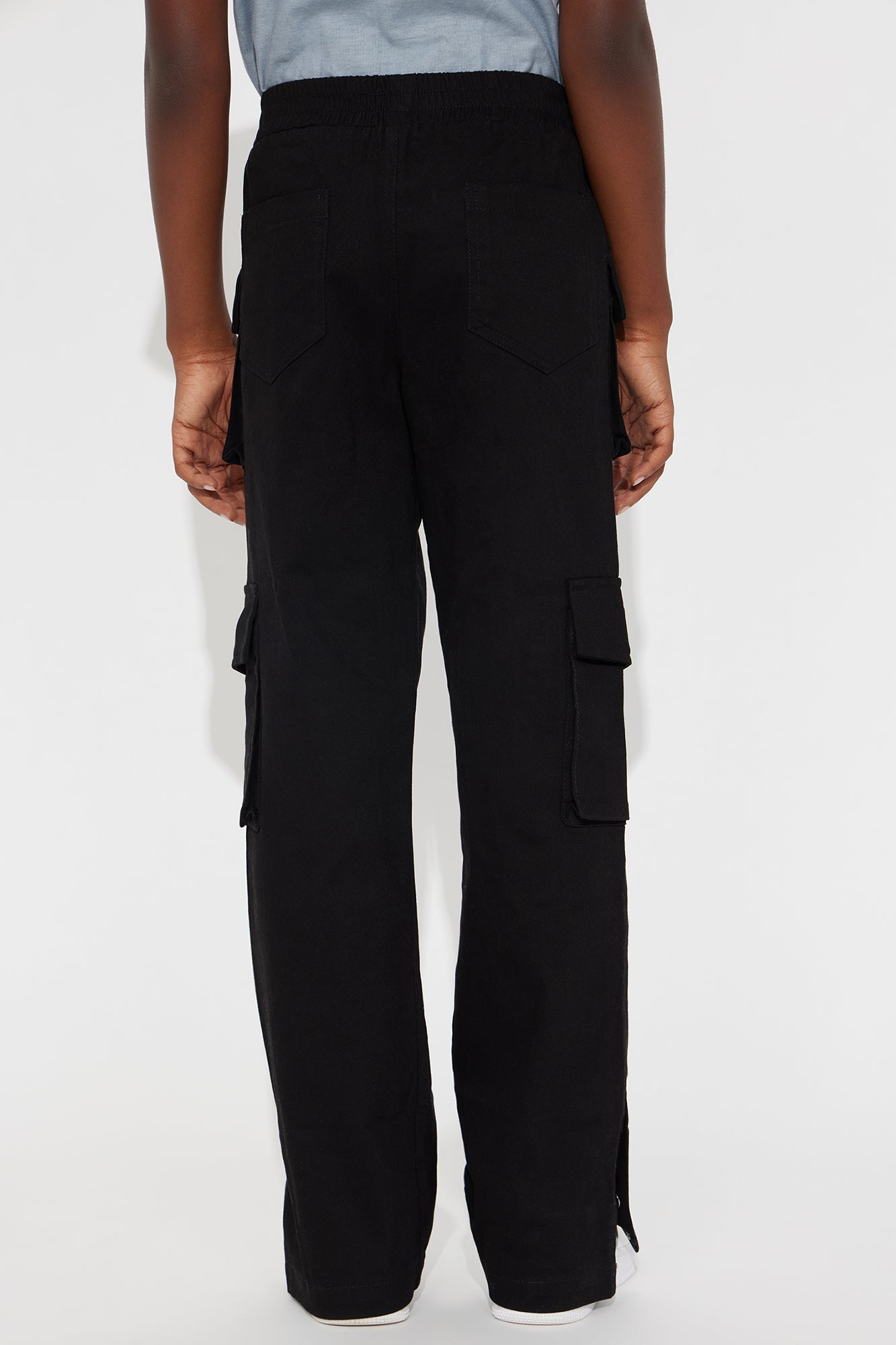 Mini Worker Slim Cargo Pants - Black - Image 4