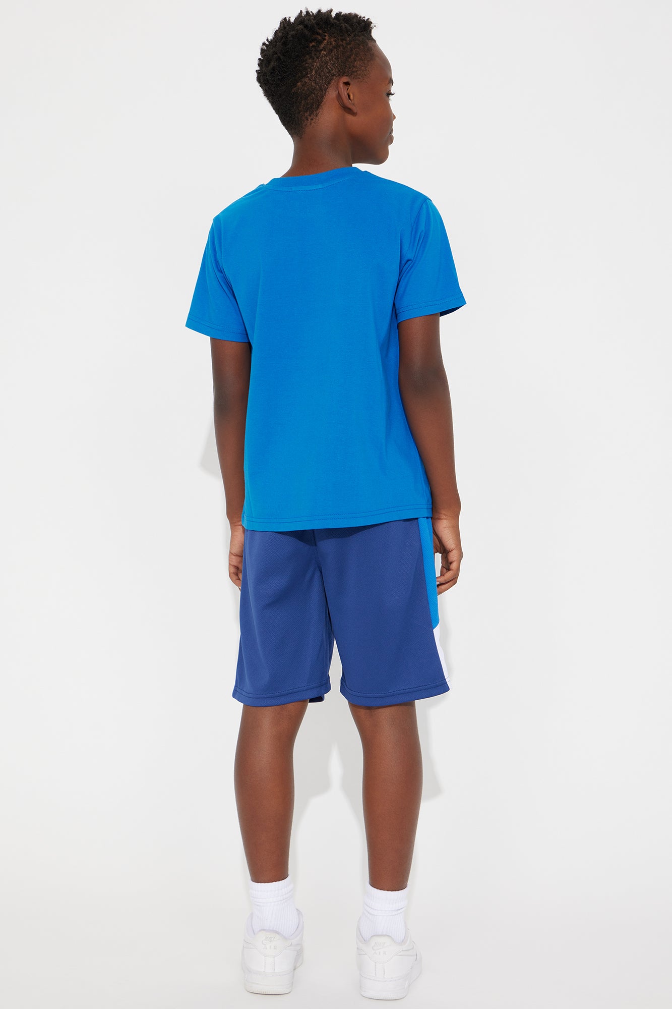 Mini Rise And Grind Short Set - Royal/combo - Image 3