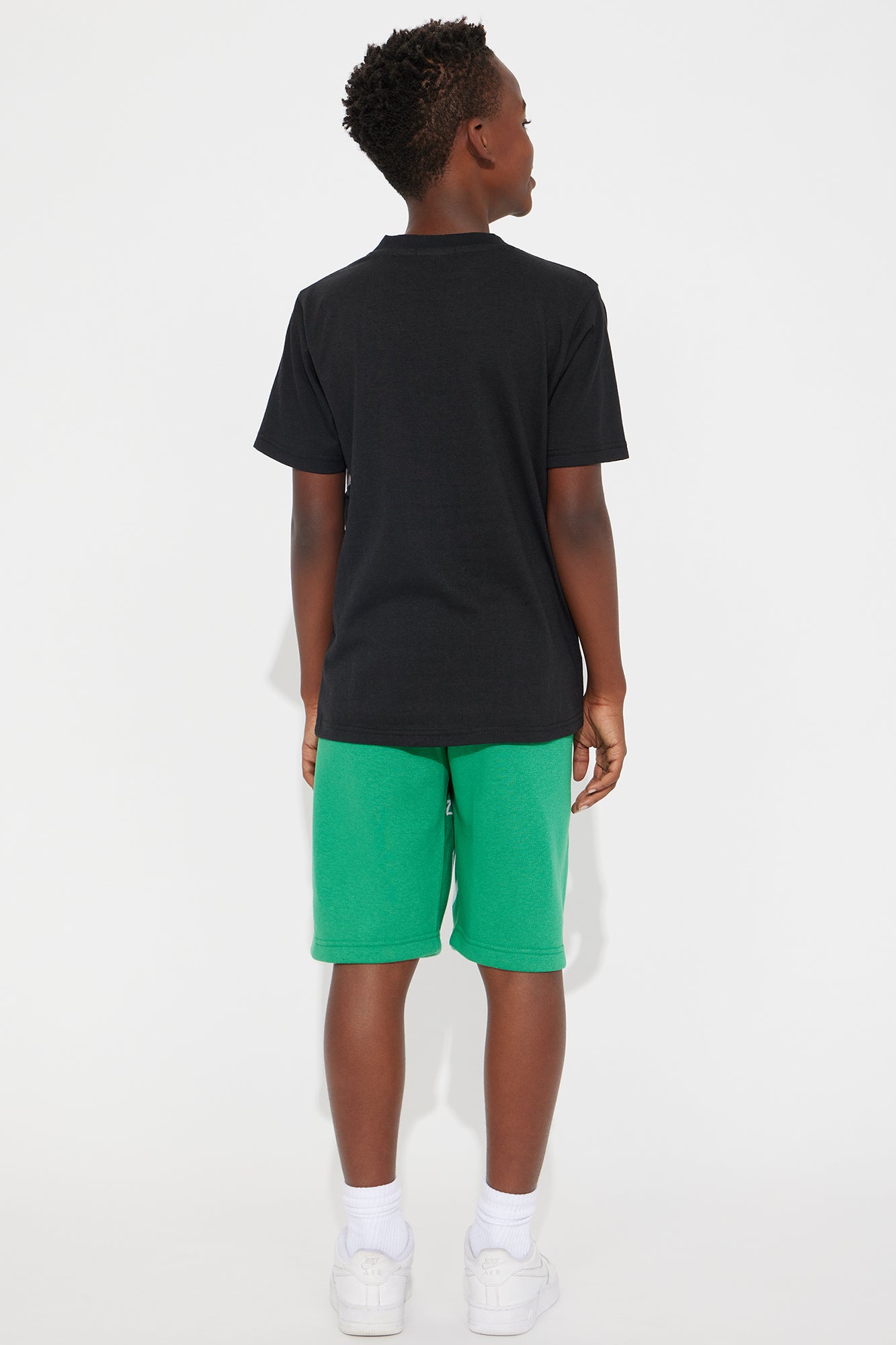 Mini Worldwide Short Set - Black/Green - Image 3