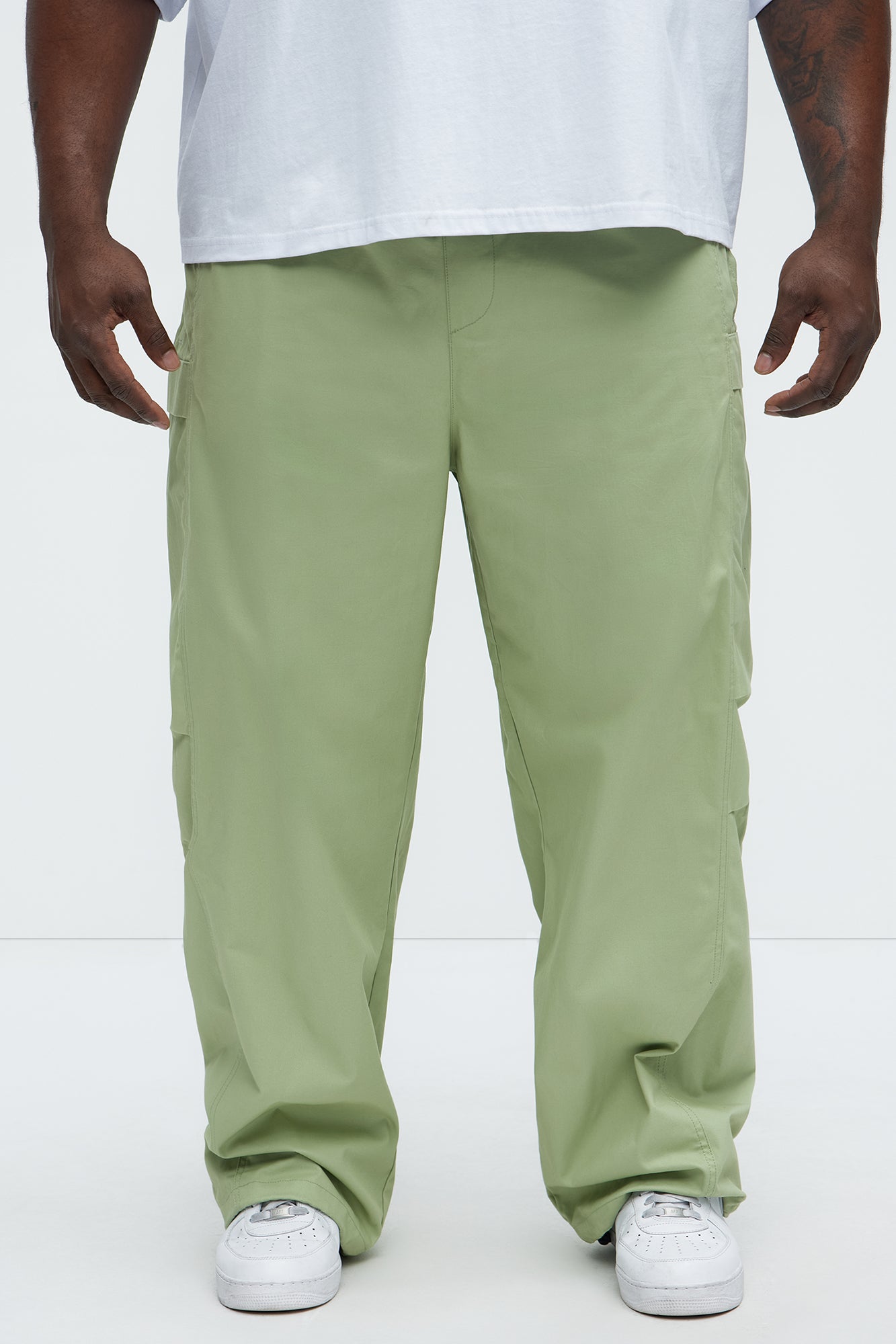 Baggy Chase Utility Cargo Pants - Sage - Image 6